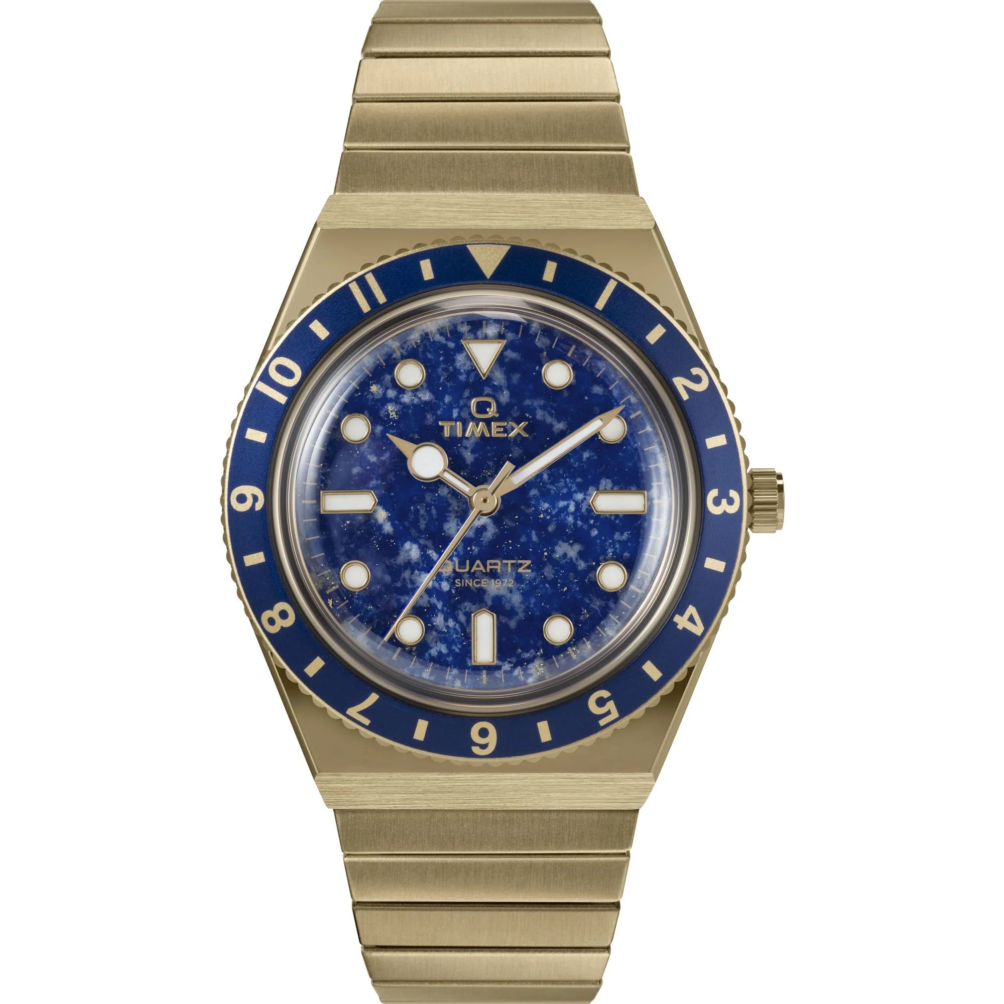 TIMEX Q TIMEX Women Blue Round Dial Analog Watch - TW2V92400UJ - KRISHNA WATCH COMPANY