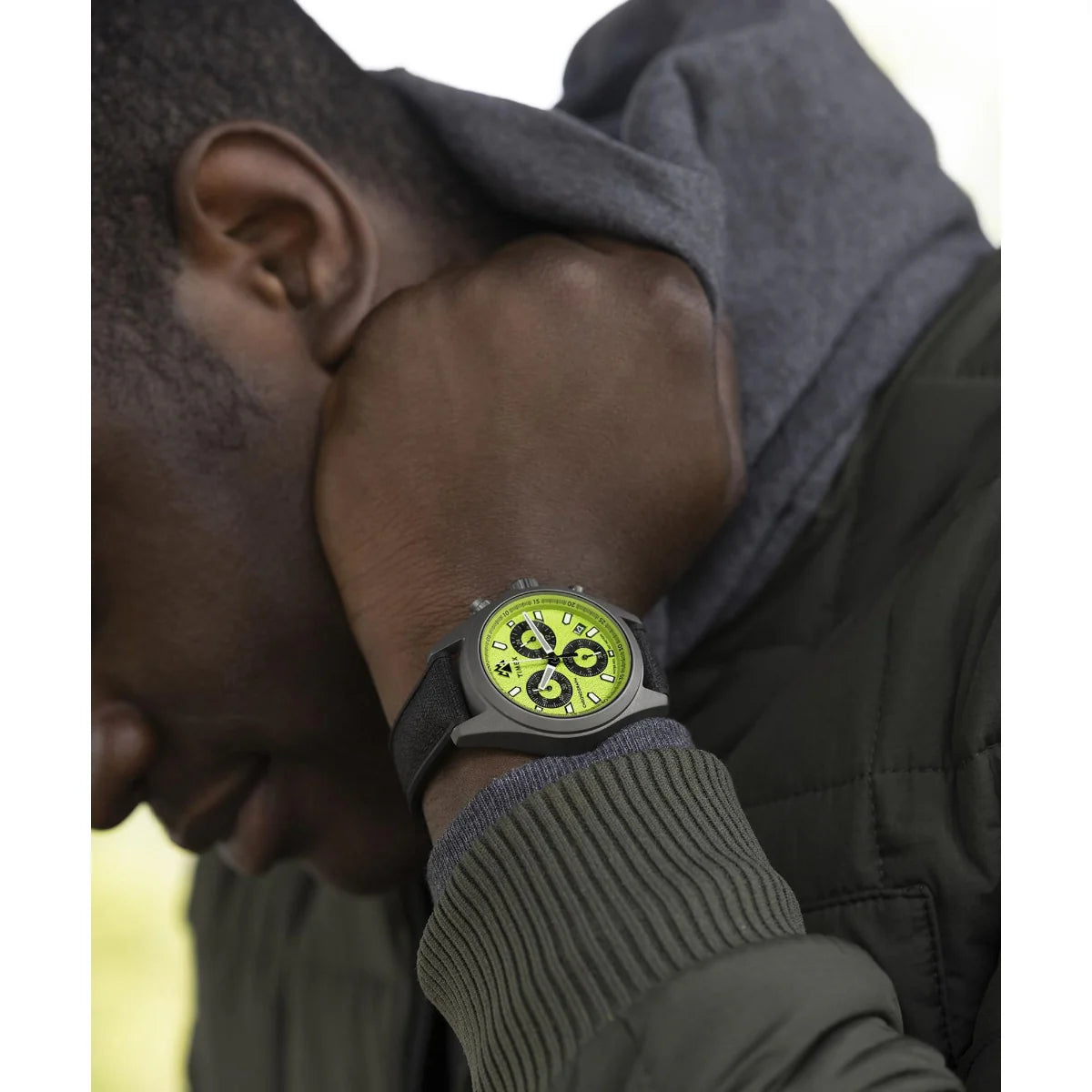 Timex Expedition North Field Chrono 43mm Recycled Mixed Materials Strap Watch - TW2V96400X6 - KRISHNA WATCH COMPANY