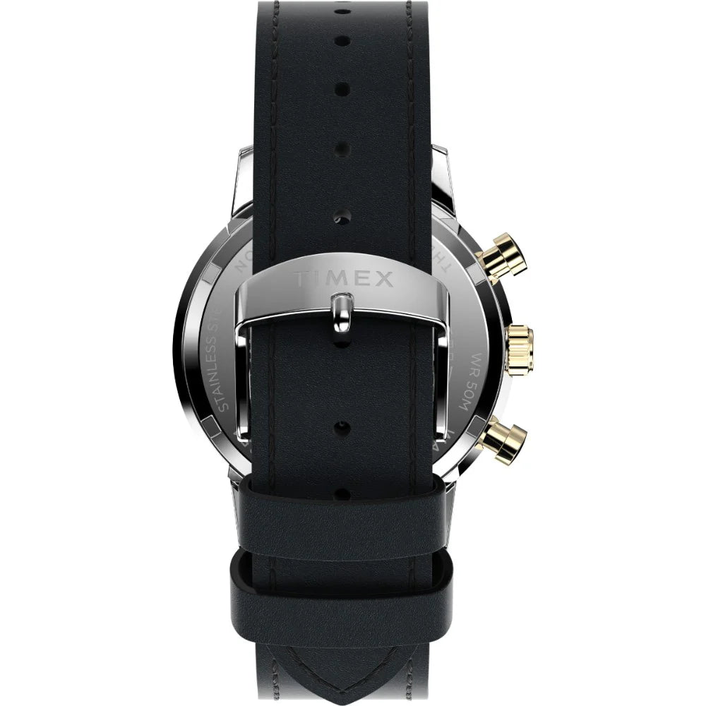 Timex marlin Men's Beige Analog Round Stainless Steel Dial Watch TW2W10000UJ