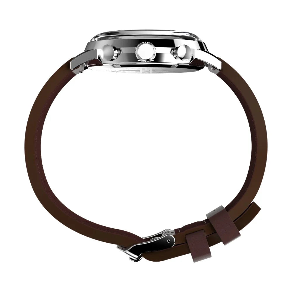Marlin Chronograph Tachymeter 40mm Leather Strap Watch - TW2W10200UJ - KRISHNA WATCH COMPANY