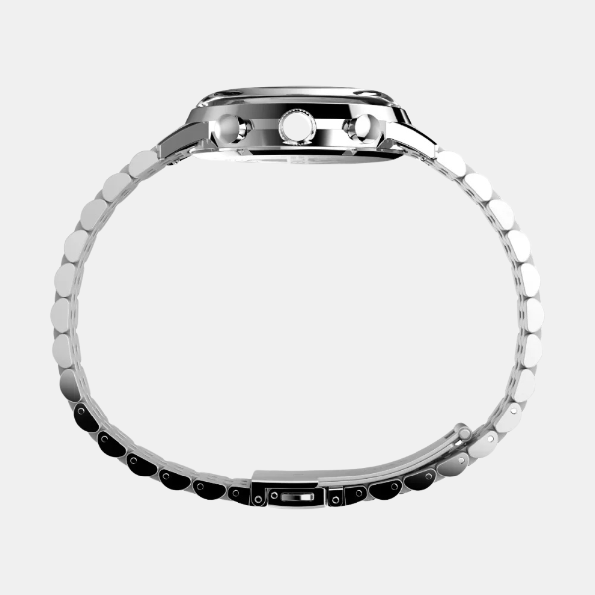 Timex Marlin PANDA Men Silver-Tone Analog Round Stainless Steel Dial Watch - KRISHNA WATCH COMPANY