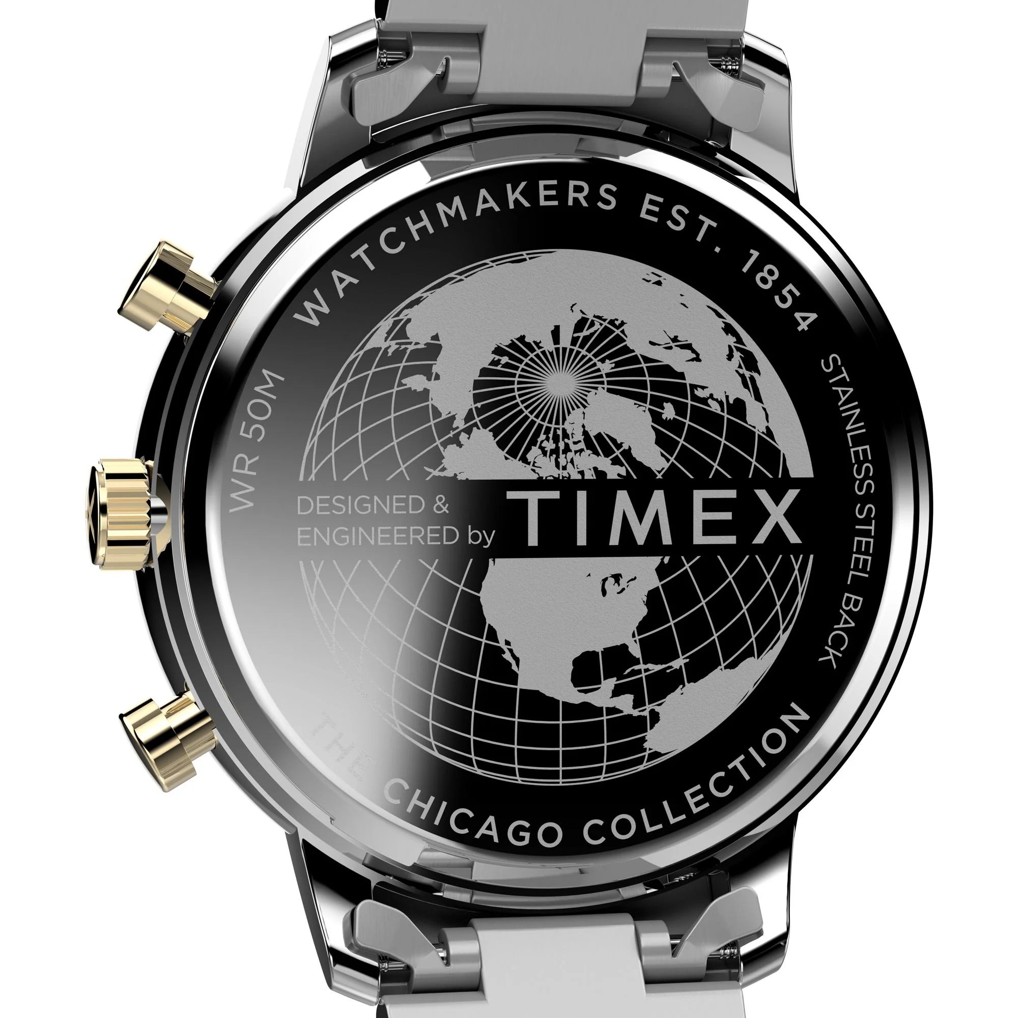 Timex Chicago 45mm Stainless Steel Bracelet Watch - TW2W13300UJ - KRISHNA WATCH COMPANY