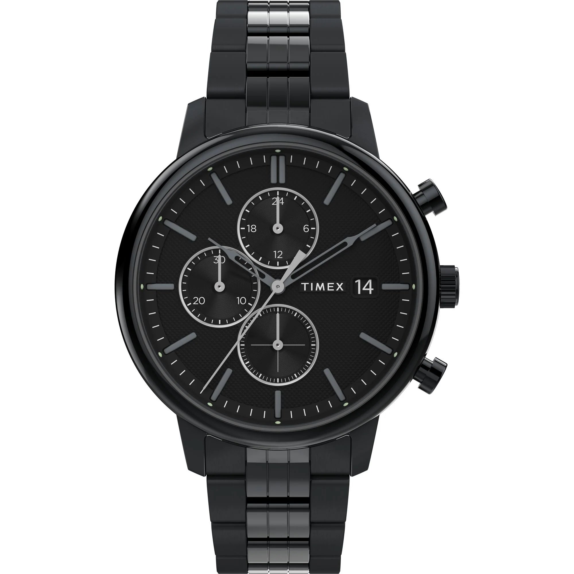 TIMEX Trend Men Black Round Dial Analog Watch - TW2W13400UJ - KRISHNA WATCH COMPANY