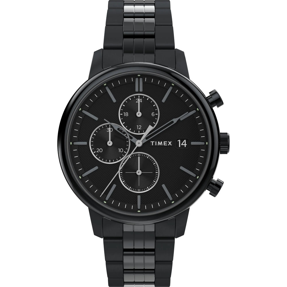TIMEX Trend Men Black Round Dial Analog Watch - TW2W13400UJ - KRISHNA WATCH COMPANY