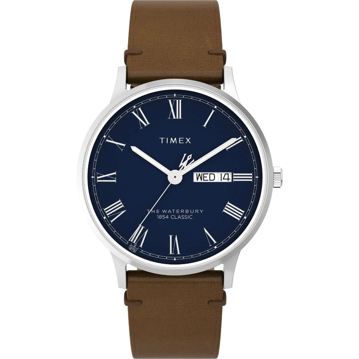Timex Waterbury Classic 40mm Leather Strap Watch TW2W14900UJ - KRISHNA WATCH COMPANY