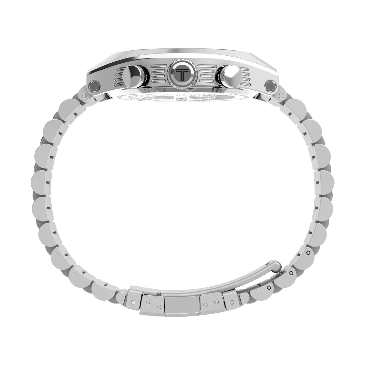 Timex Legacy Tonneau Chronograph 42mm Stainless Steel Bracelet Watch TW2W22200UJ - KRISHNA WATCH COMPANY