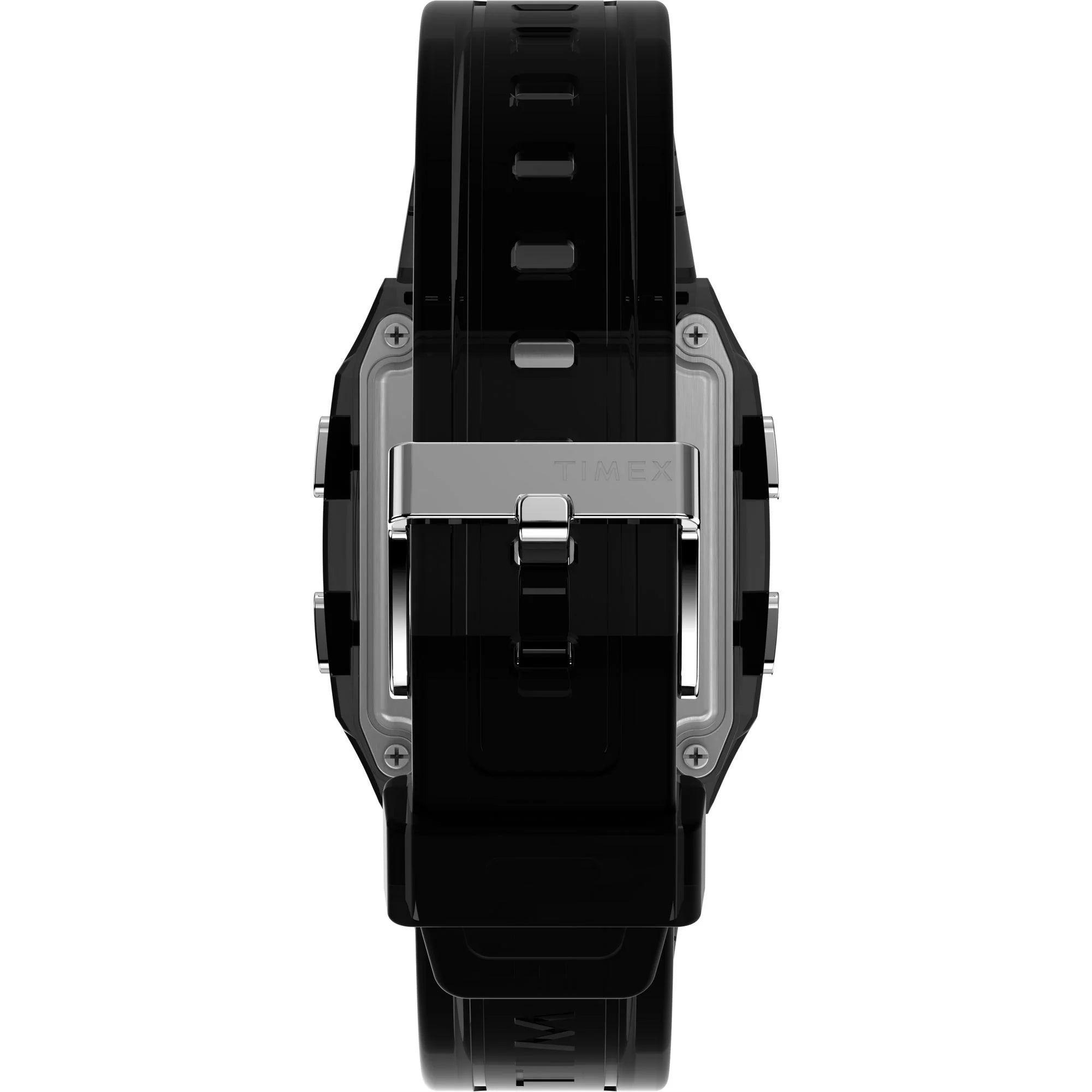 Q Timex Grey Rectangle Dial Digital Unisex Watch - TW2W45000UJ - KRISHNA WATCH COMPANY