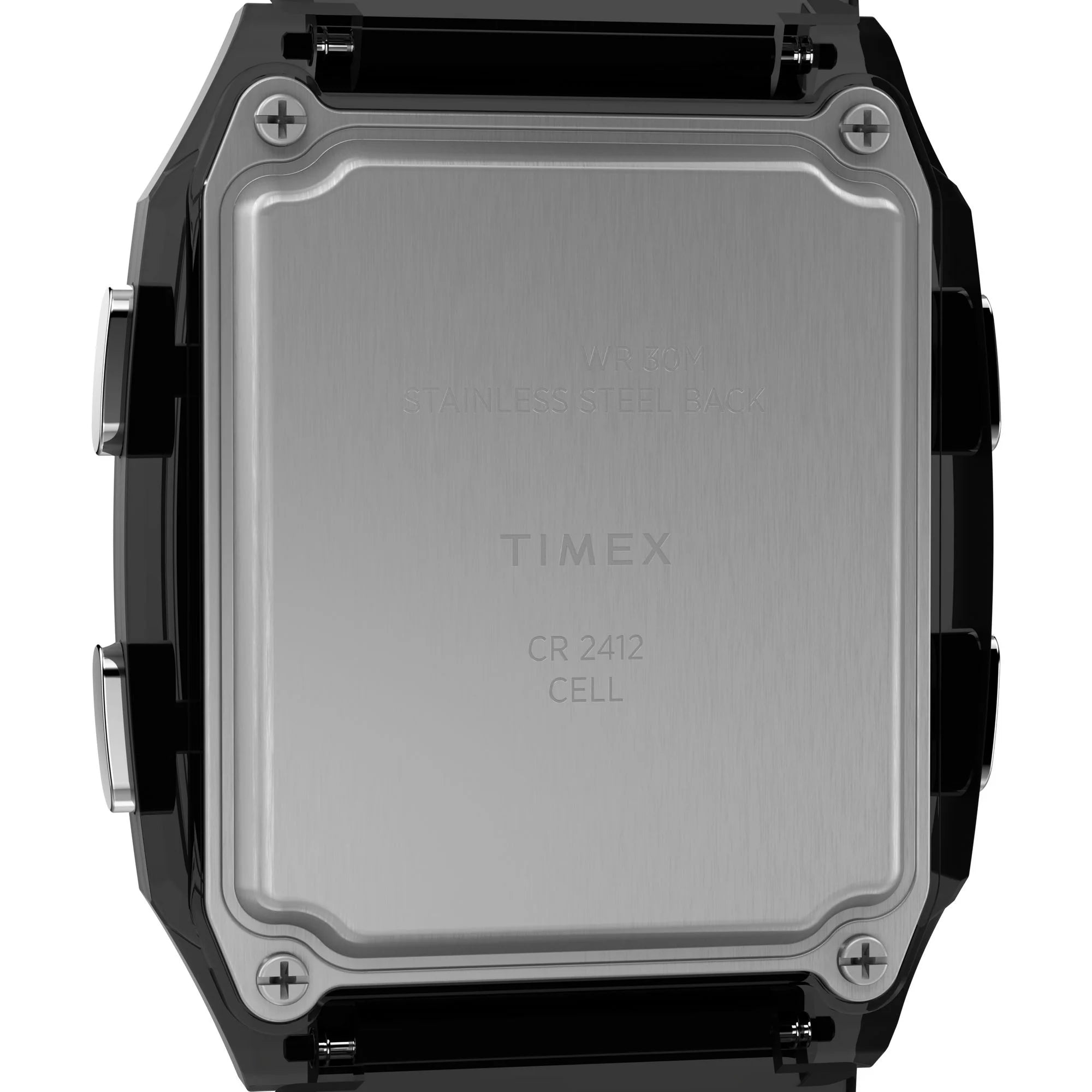 Q Timex Grey Rectangle Dial Digital Unisex Watch - TW2W45000UJ - KRISHNA WATCH COMPANY