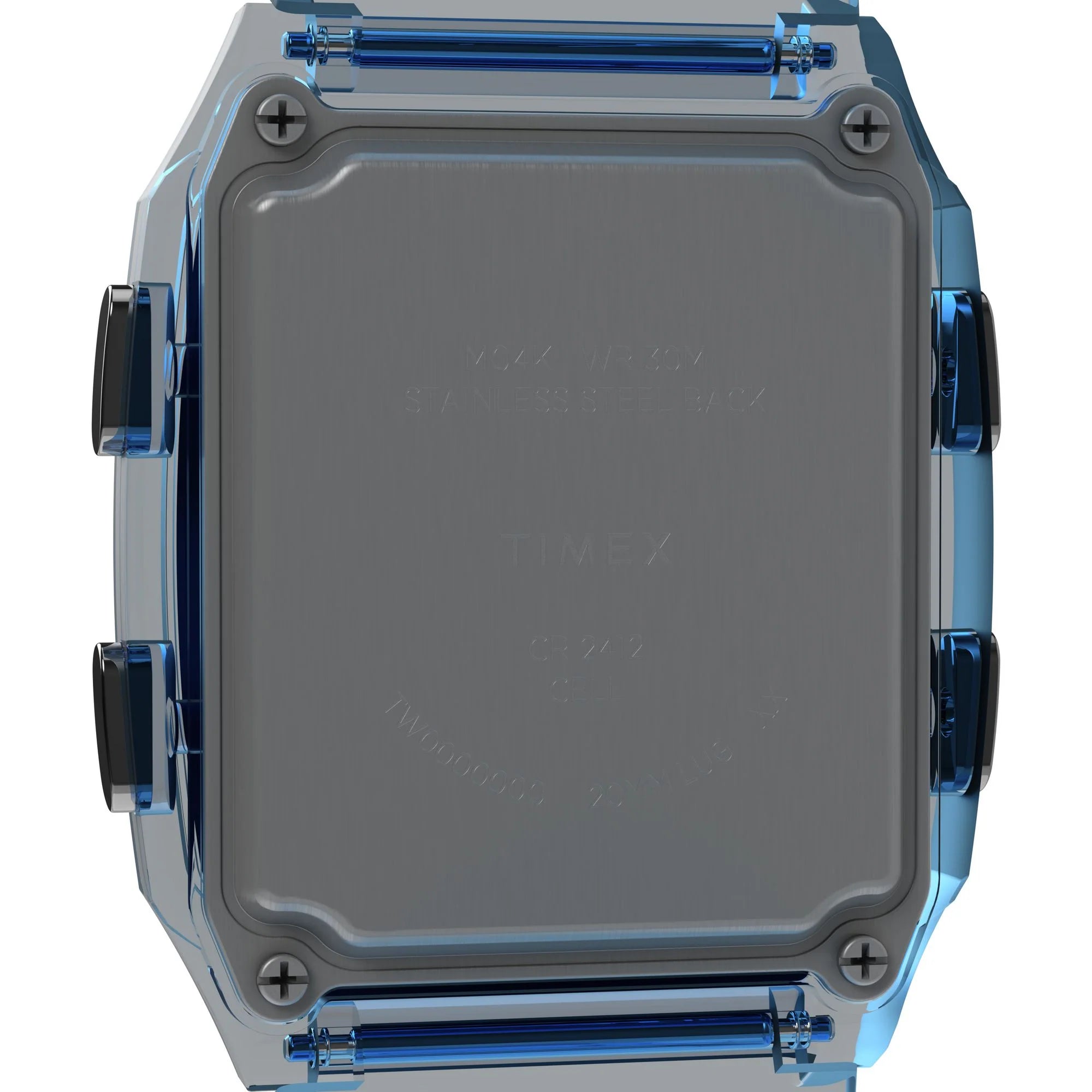 Q Timex Grey Rectangle Dial Digital Unisex Watch - TW2W45100UJ - KRISHNA WATCH COMPANY