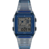 Q Timex Grey Rectangle Dial Digital Unisex Watch - TW2W45100UJ