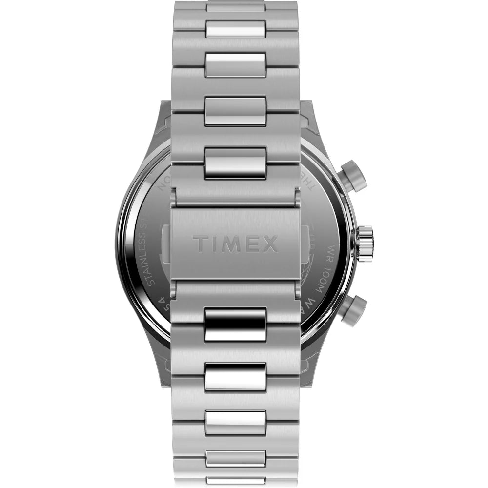 TIMEX Waterbury Traditional Fly Back Chronograph 43mm Stainless Steel Bracelet Watch TW2W47800UJ - KRISHNA WATCH COMPANY