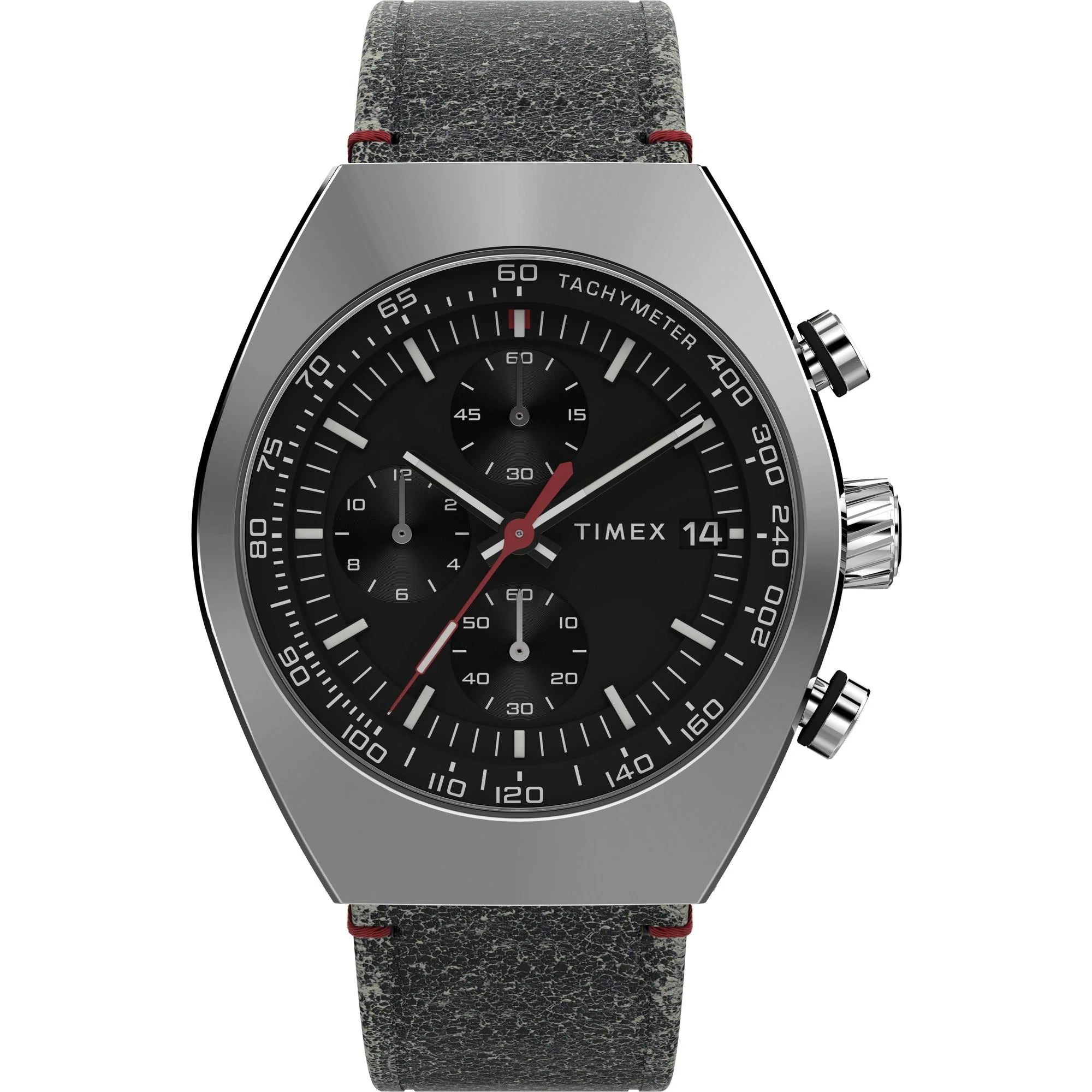 TIMEX Trend Men Black Tonneau Dial Analog Watch - TW2W50000UJ - KRISHNA WATCH COMPANY
