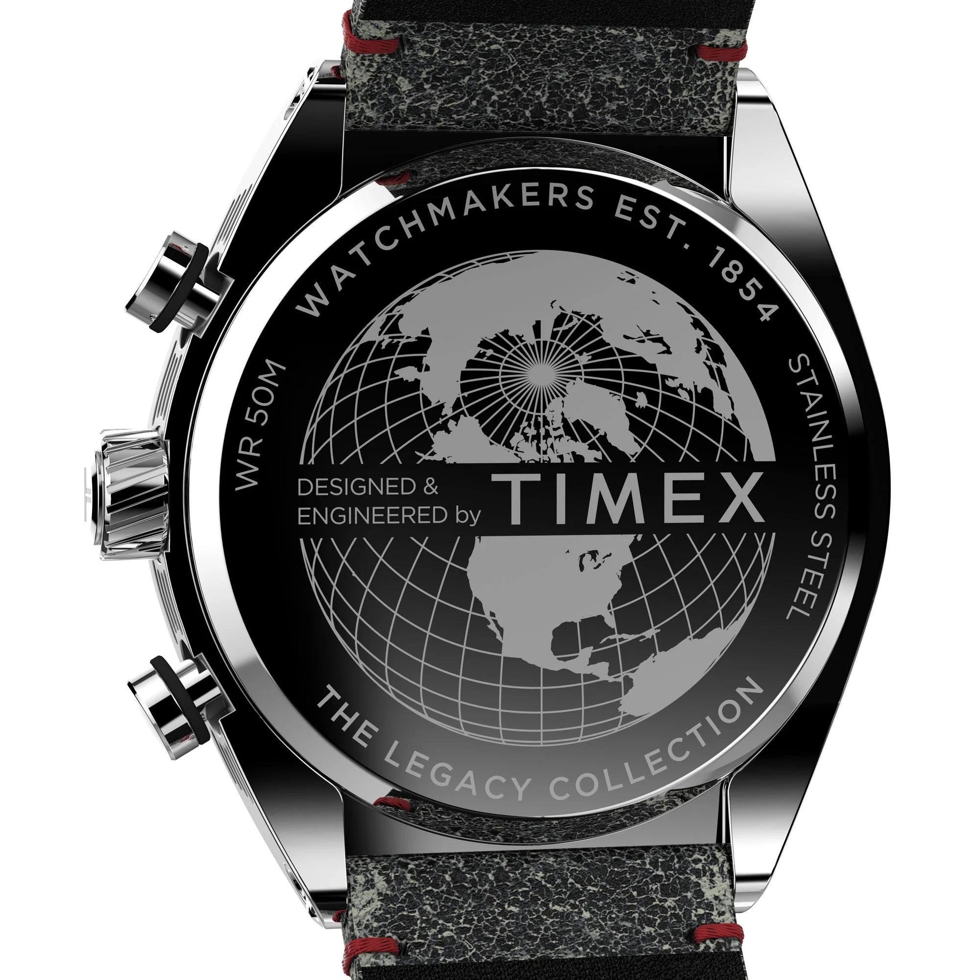 TIMEX Trend Men Black Tonneau Dial Analog Watch - TW2W50000UJ - KRISHNA WATCH COMPANY