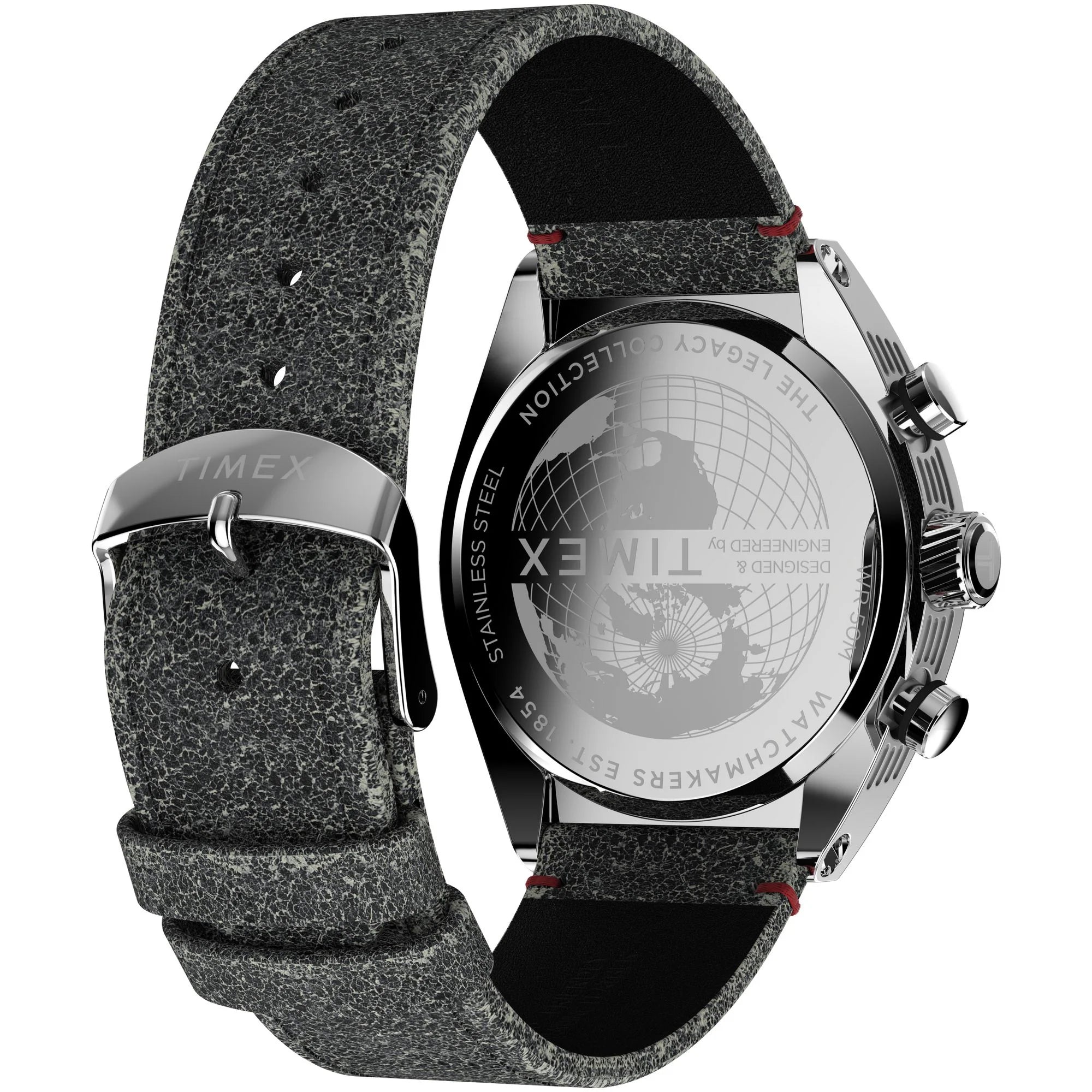 TIMEX Trend Men Black Tonneau Dial Analog Watch - TW2W50000UJ - KRISHNA WATCH COMPANY