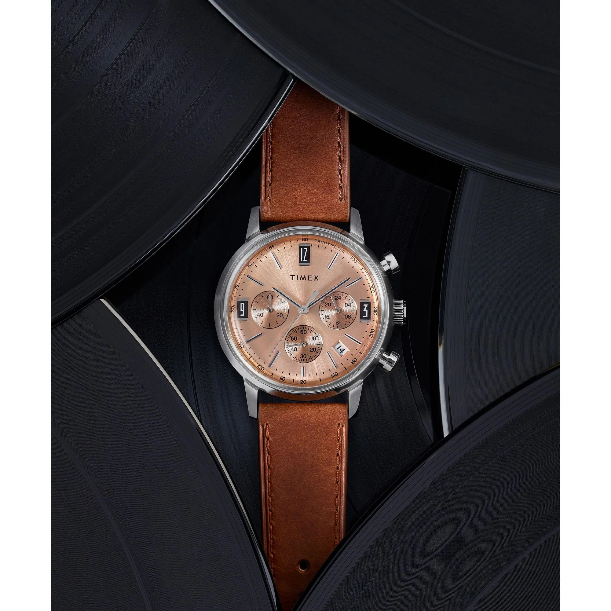 TIMEX Marlin Men Rose Gold Round Dial Analog Watch - TW2W51400UJ - KRISHNA WATCH COMPANY