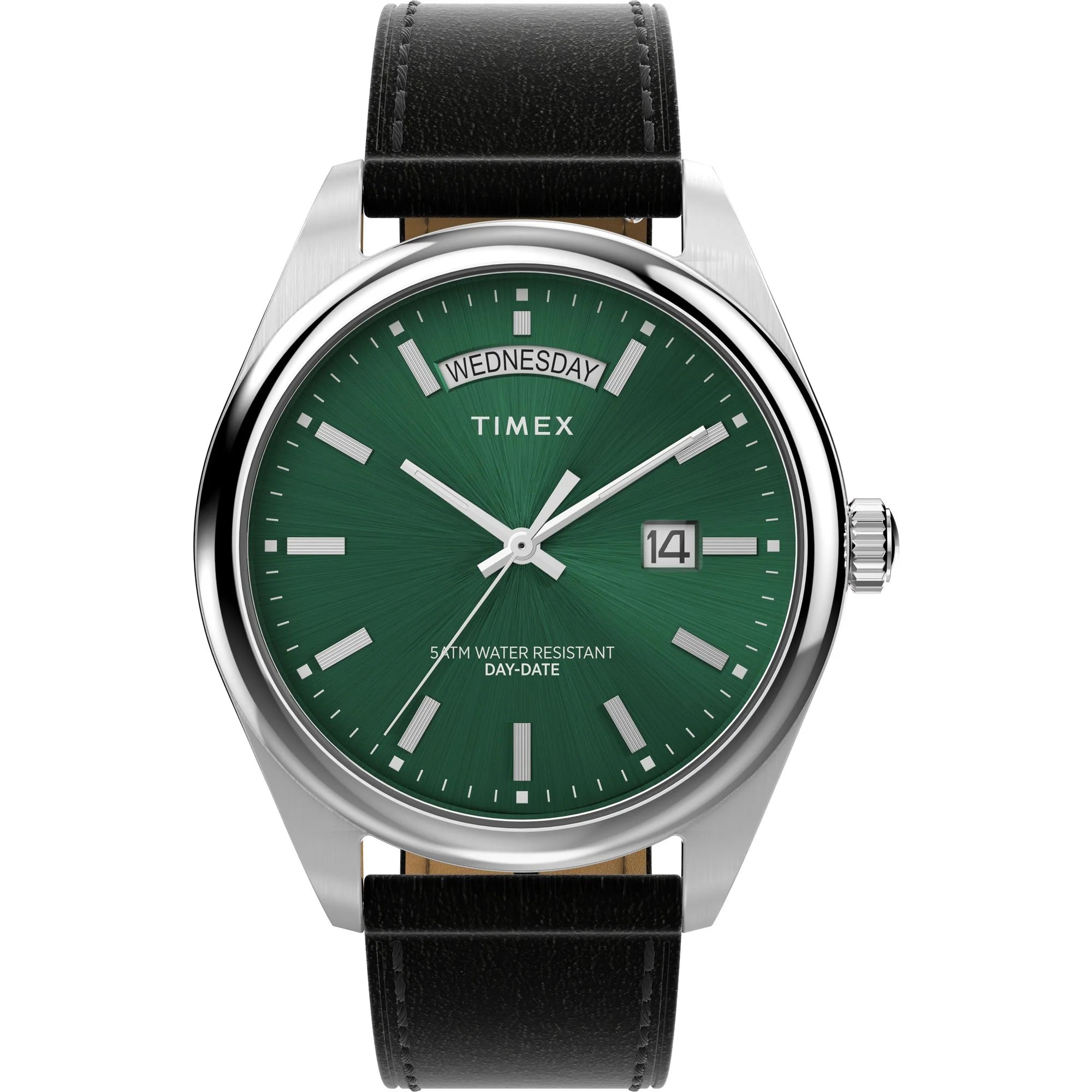 TIMEX Trend Men Green Round Dial Analog Watch - TW2W57300UJ - KRISHNA WATCH COMPANY