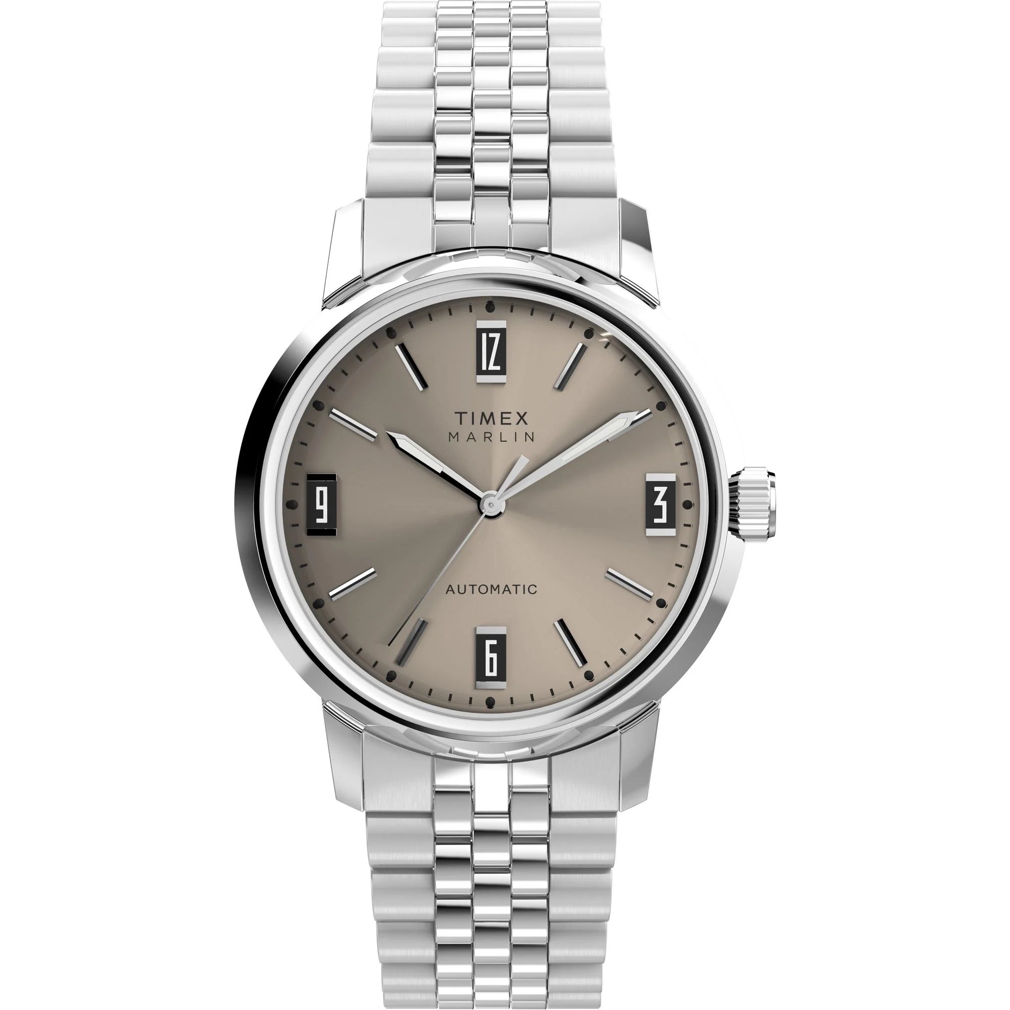 TIMEX Marlin Men Natural Round Dial Automatic Analog Watch - TW2W59200UJ - KRISHNA WATCH COMPANY