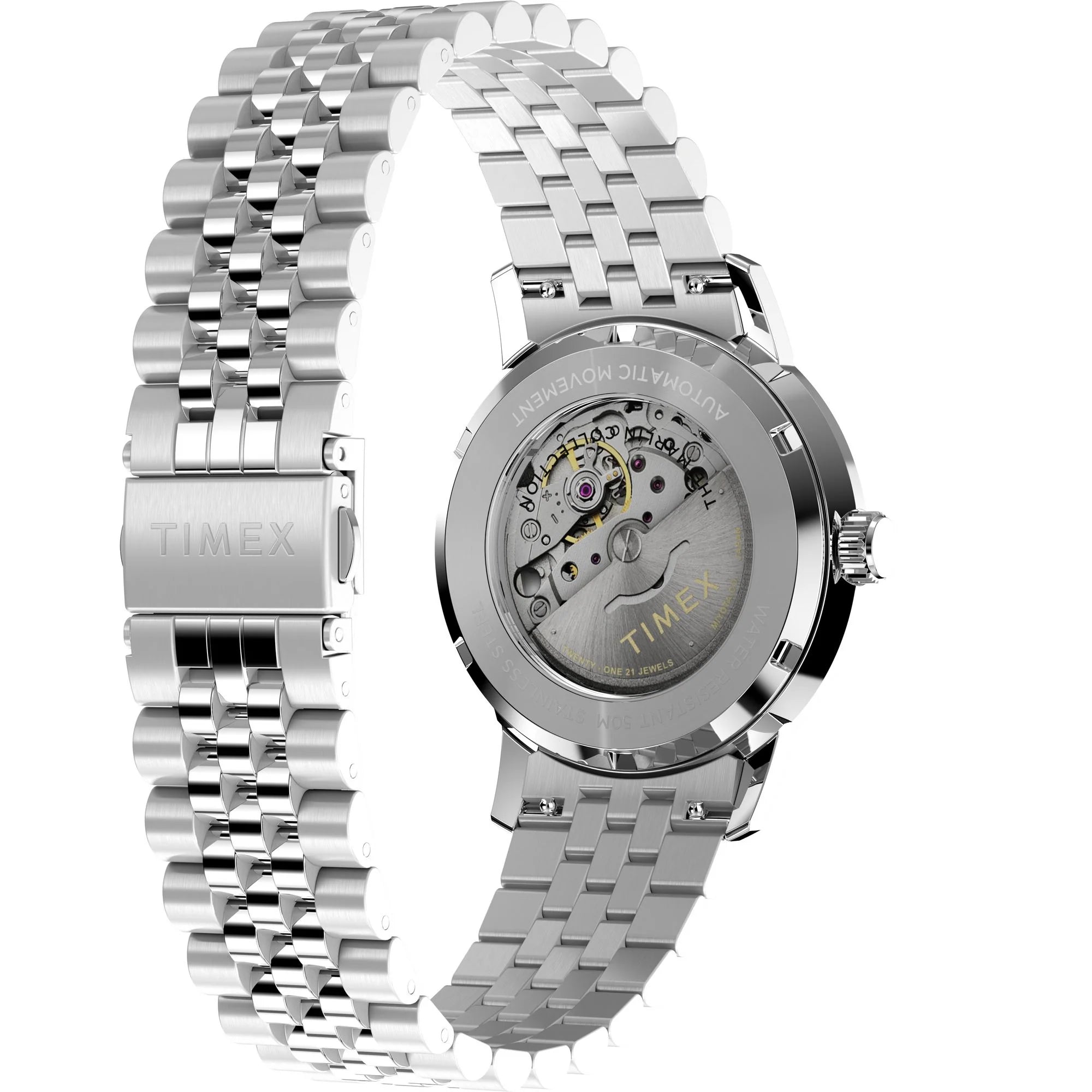 TIMEX Marlin Men Natural Round Dial Automatic Analog Watch - TW2W59200UJ - KRISHNA WATCH COMPANY