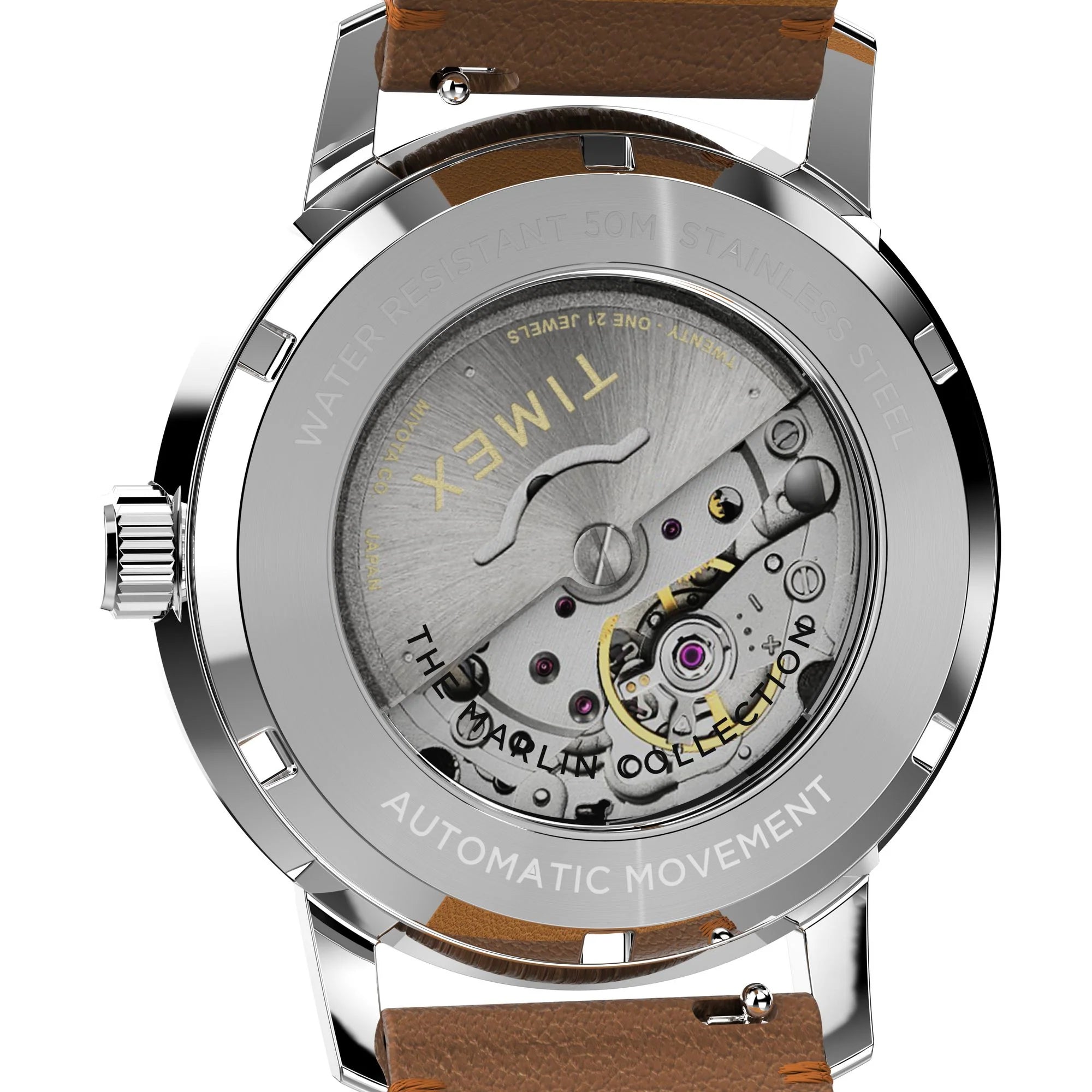 TIMEX Marlin Men Natural Round Dial Automatic Analog Watch - TW2W59300UJ - KRISHNA WATCH COMPANY