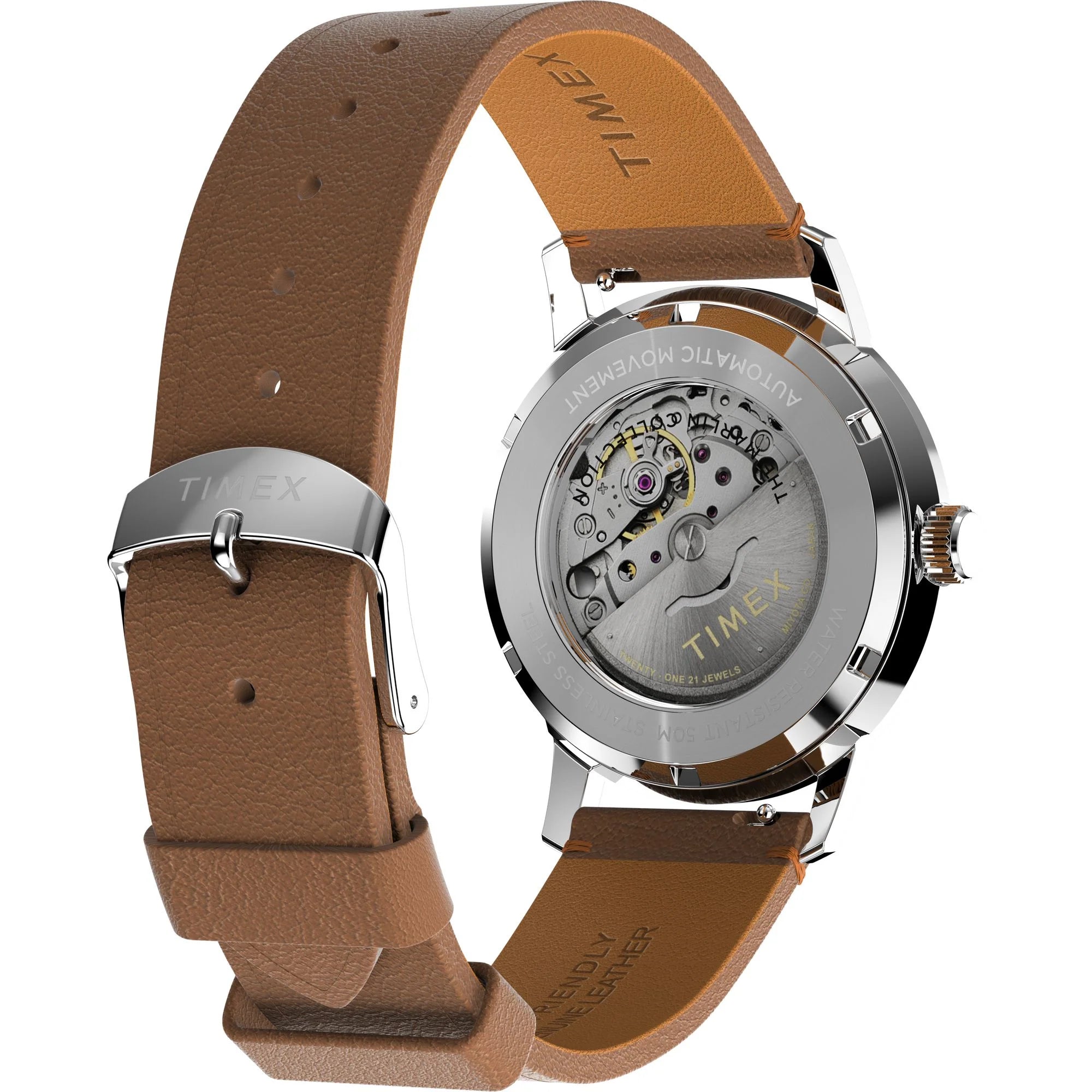 TIMEX Marlin Men Natural Round Dial Automatic Analog Watch - TW2W59300UJ - KRISHNA WATCH COMPANY