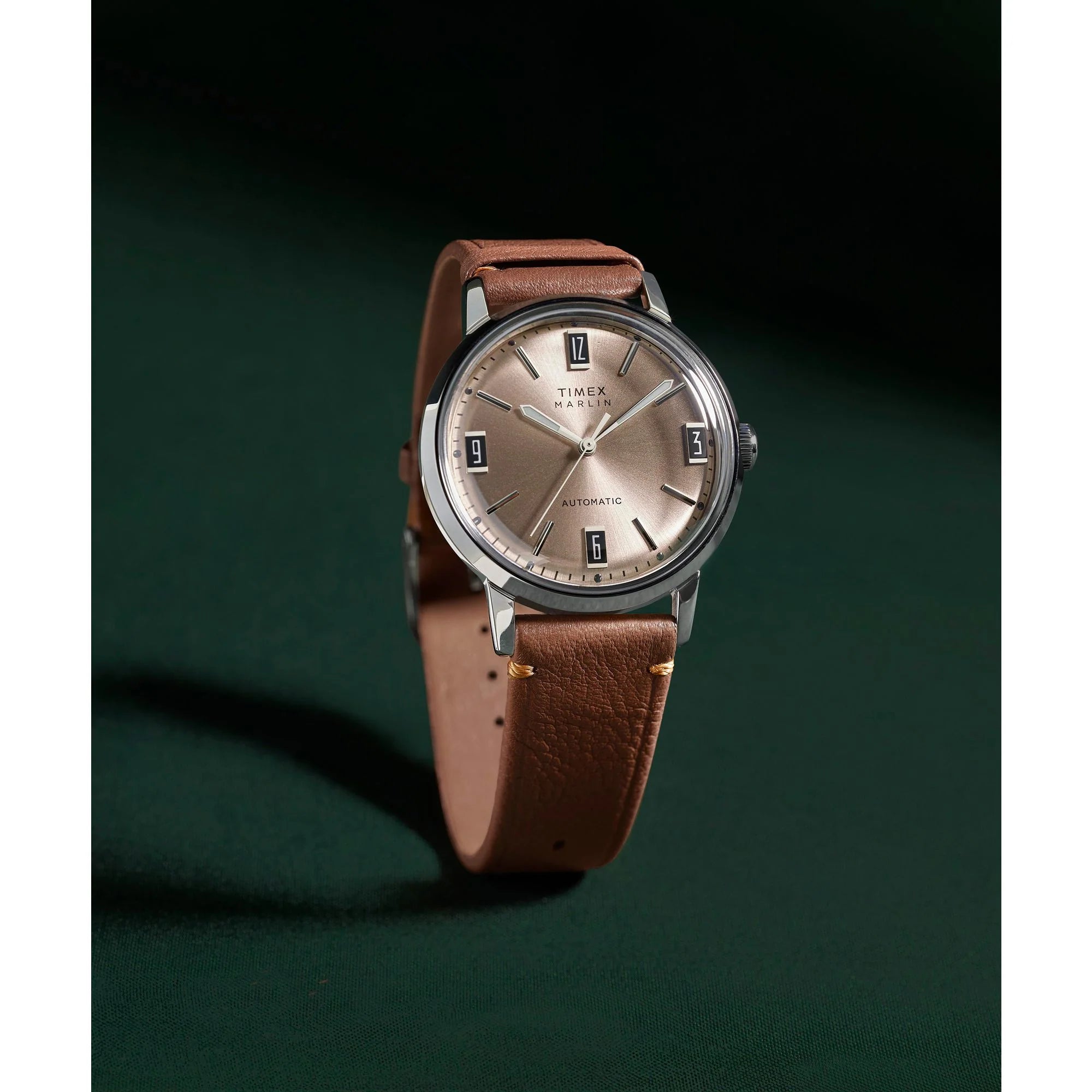 TIMEX Marlin Men Natural Round Dial Automatic Analog Watch - TW2W59300UJ - KRISHNA WATCH COMPANY