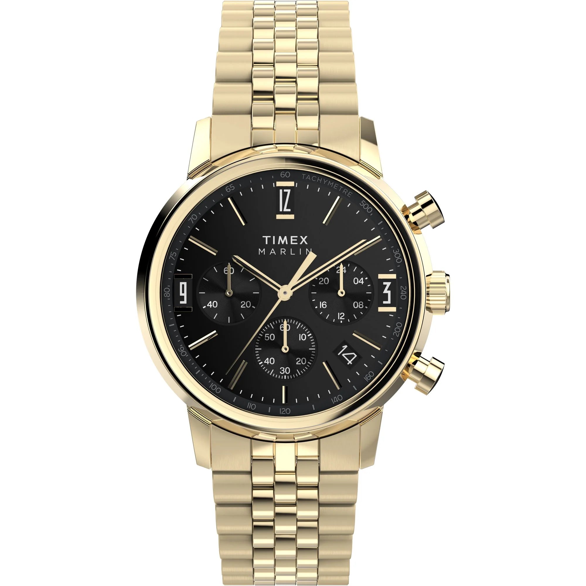 TIMEX Marlin Men Black Round Dial Analog Watch - TW2W59900UJ - KRISHNA WATCH COMPANY