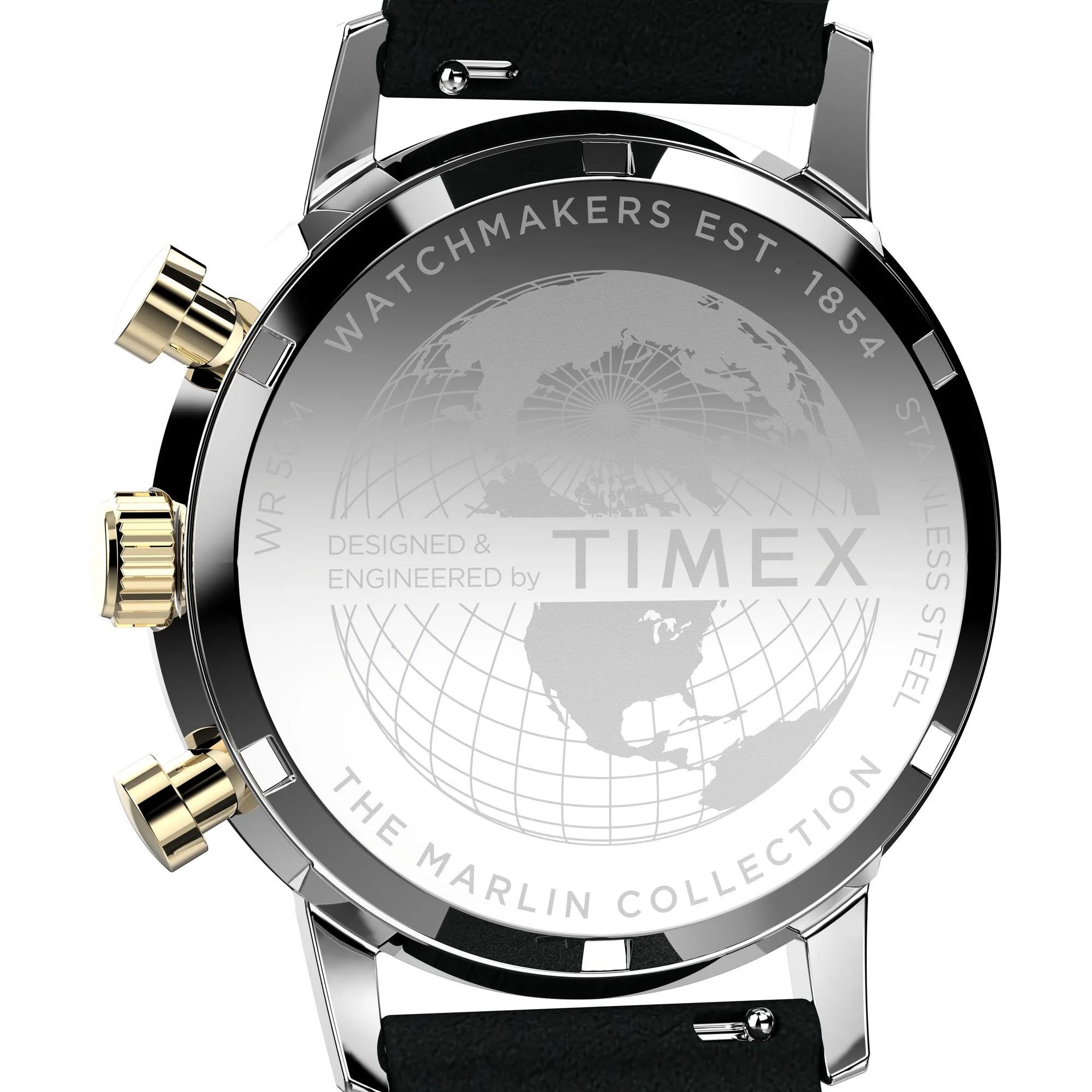 TIMEX Marlin PANDA Men Champagne Round Dial Analog Watch - TW2W60300UJ - KRISHNA WATCH COMPANY
