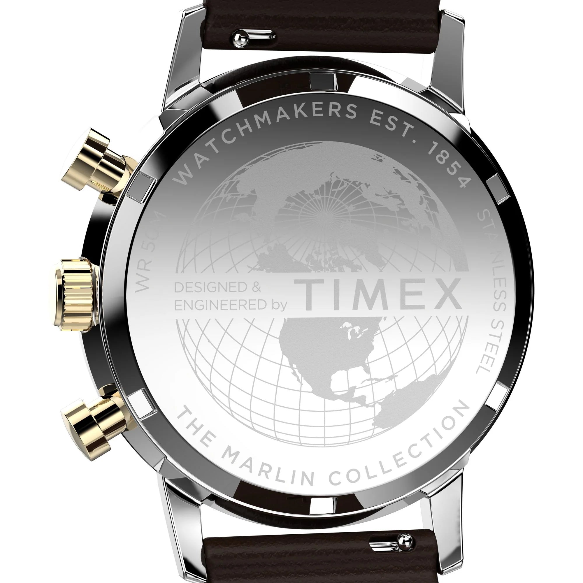 TIMEX Marlin PANDA Men Blue Round Dial Analog Watch - TW2W60400UJ - KRISHNA WATCH COMPANY