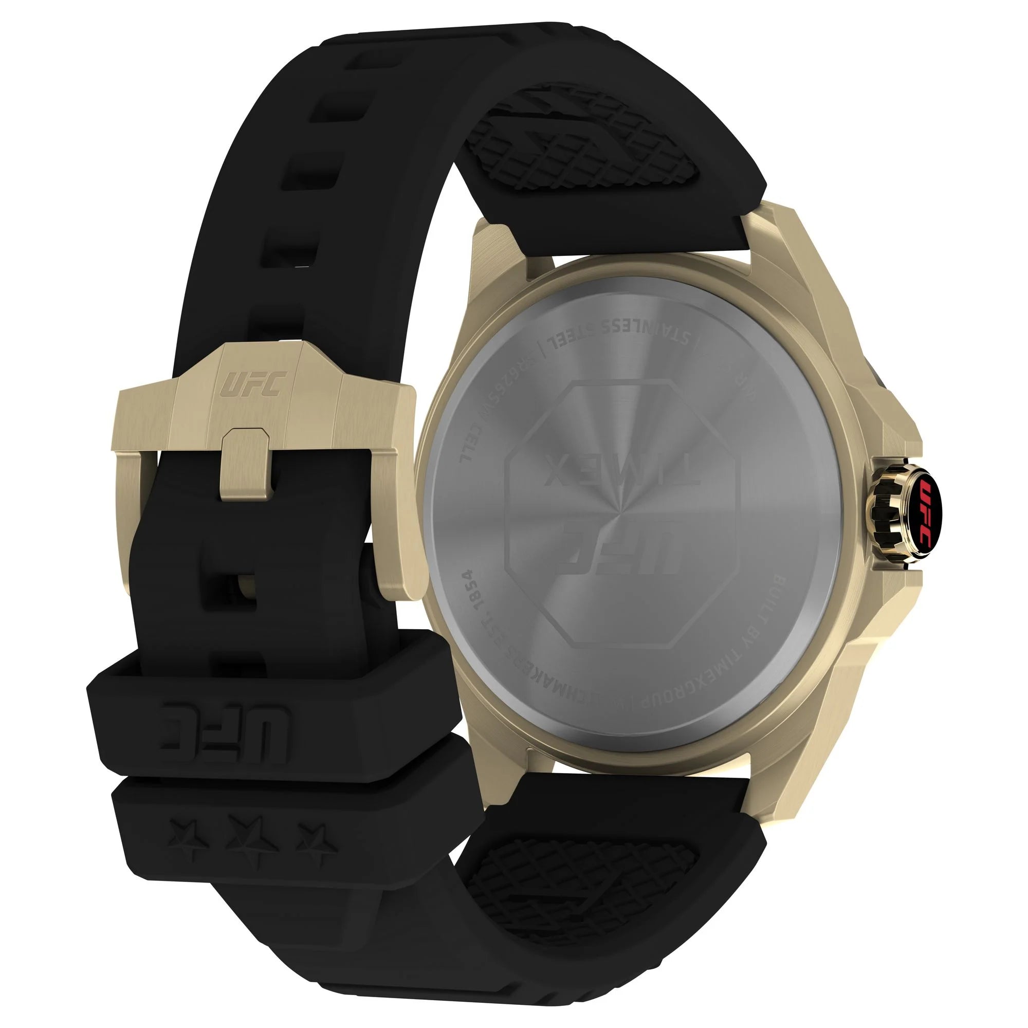 TIMEX UFC Street Men Black Octagonal Dial Analog Watch - TW2W73600UJ - KRISHNA WATCH COMPANY