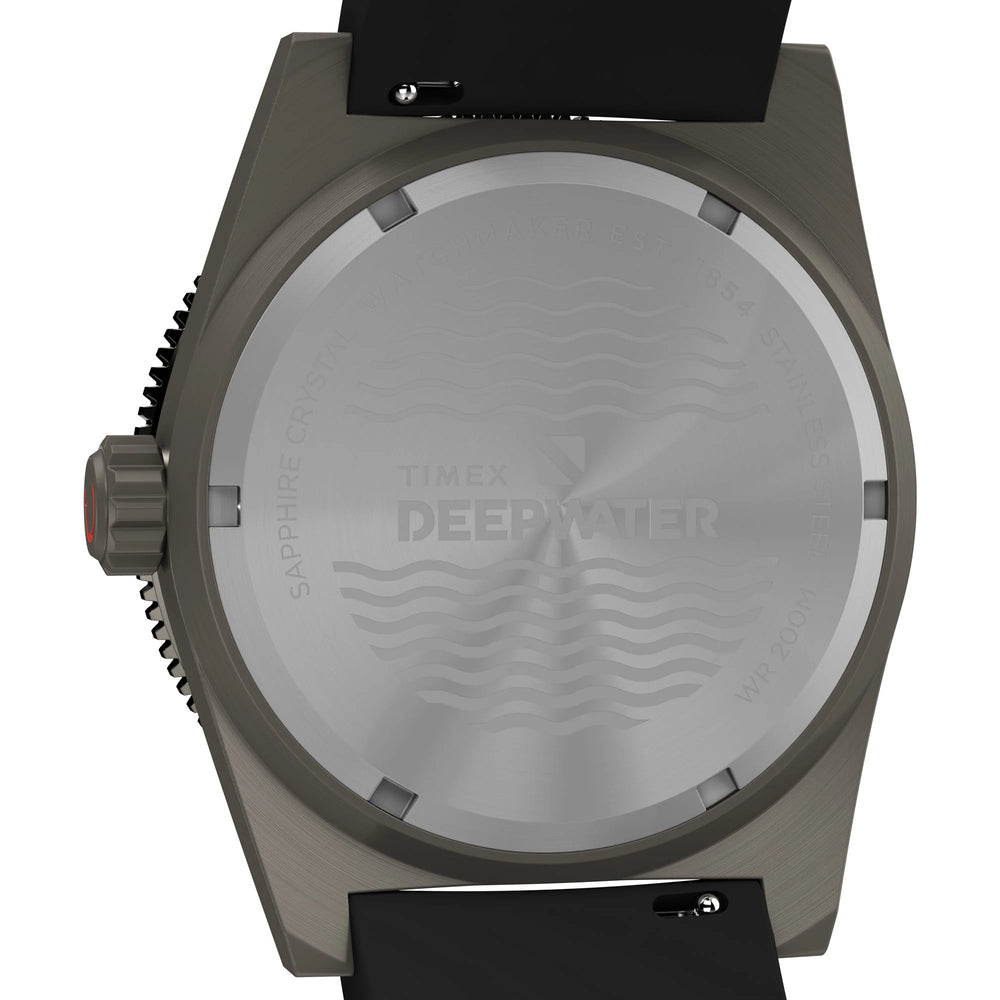 TIMEX Deep Water Men Black Round Dial Analog Watch - TW2W74700UJ - KRISHNA WATCH COMPANY