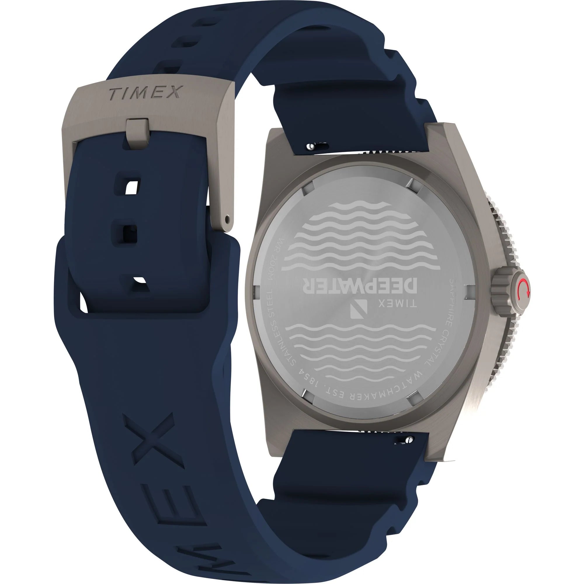 TIMEX Deep Water Men Black Round Dial Analog Watch - TW2W75100UJ - KRISHNA WATCH COMPANY