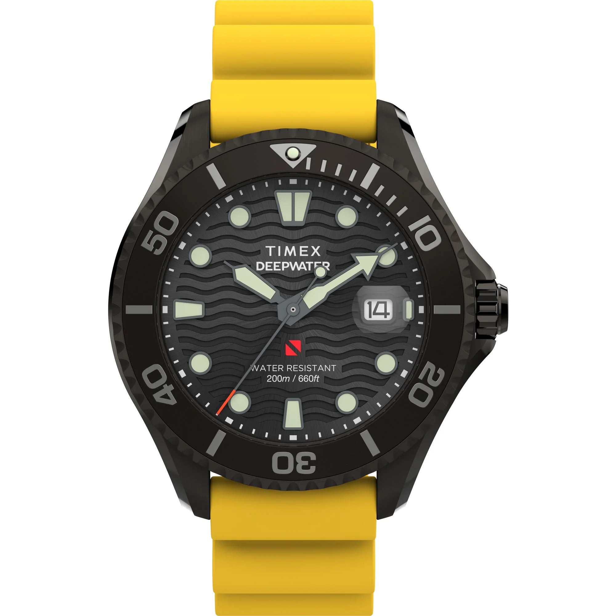 TIMEX Deep Water Black Round Dial Analog Men's Watch - TW2W81700UJ - KRISHNA WATCH COMPANY