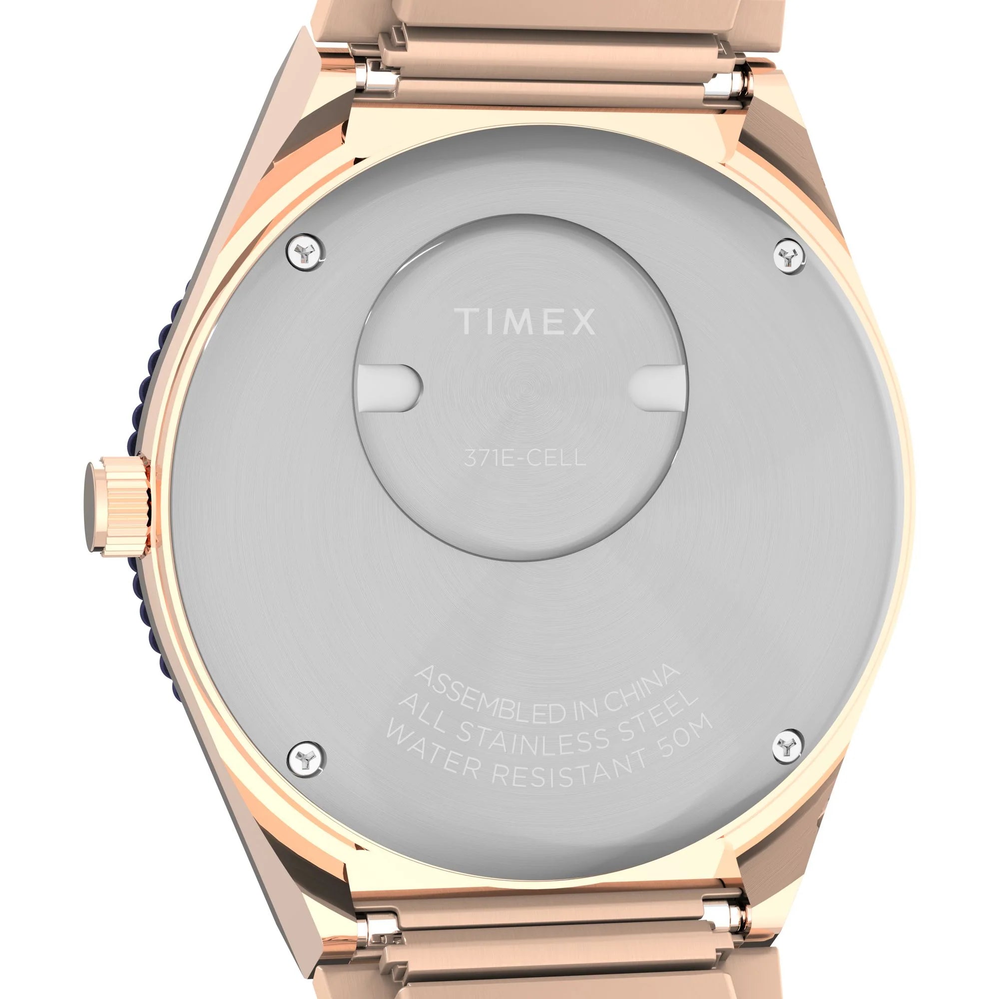 Q Timex Purple Round Dial Analog Women's Watch - TW2W87700UJ - KRISHNA WATCH COMPANY