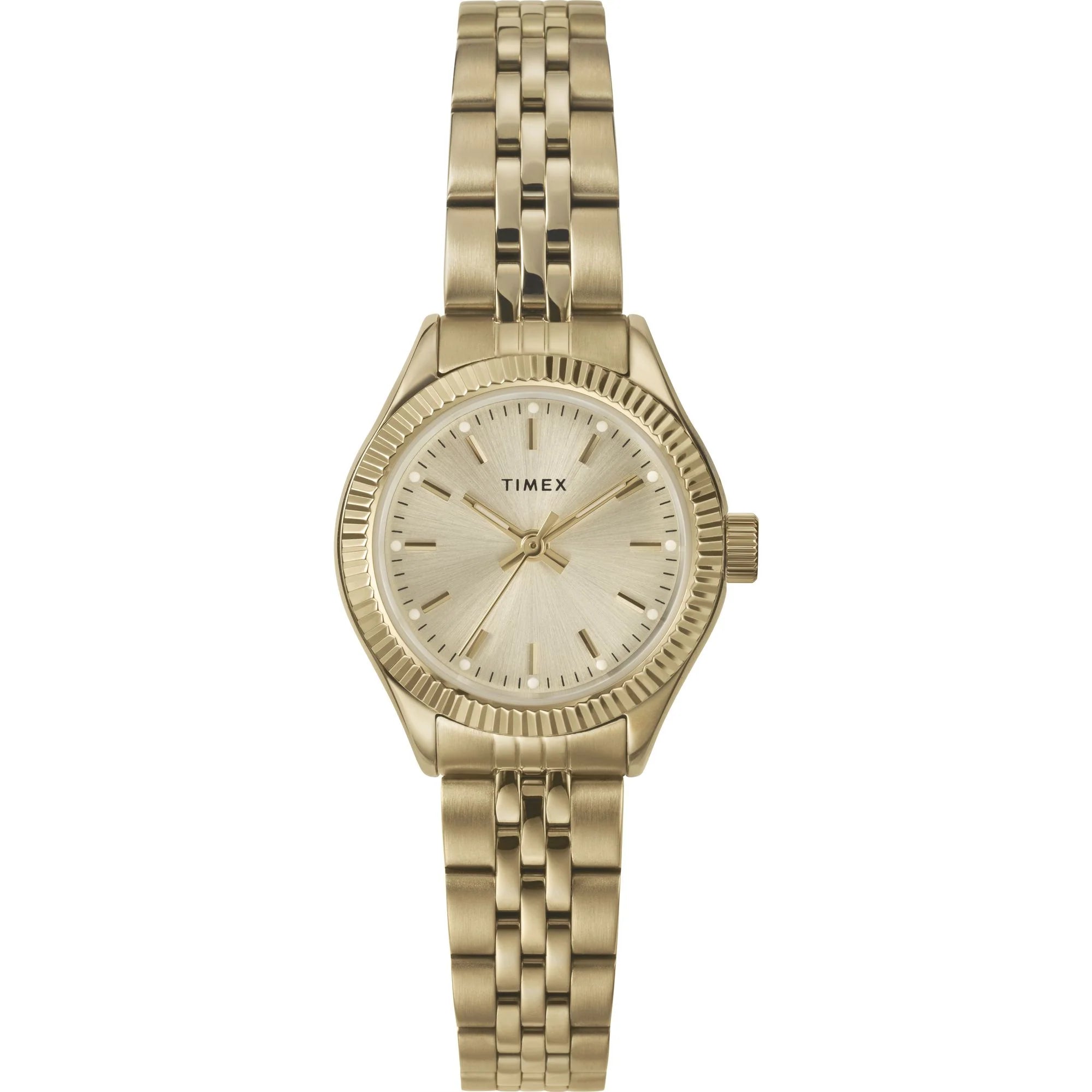 TIMEX Trend Gold-Tone Round Dial Analog Women's Watch - TW2W91000UJ - KRISHNA WATCH COMPANY