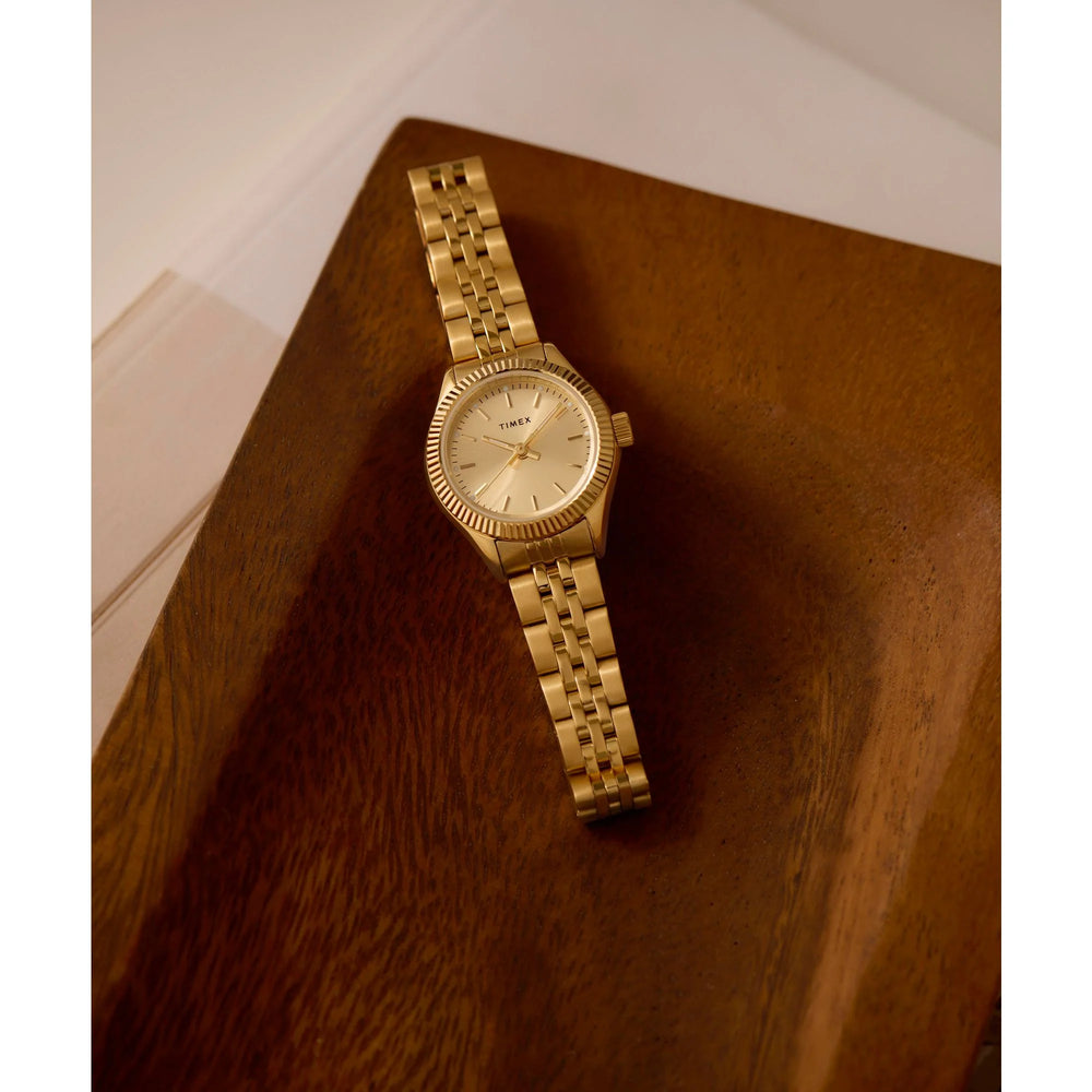 TIMEX Trend Gold-Tone Round Dial Analog Women's Watch - TW2W91000UJ - KRISHNA WATCH COMPANY