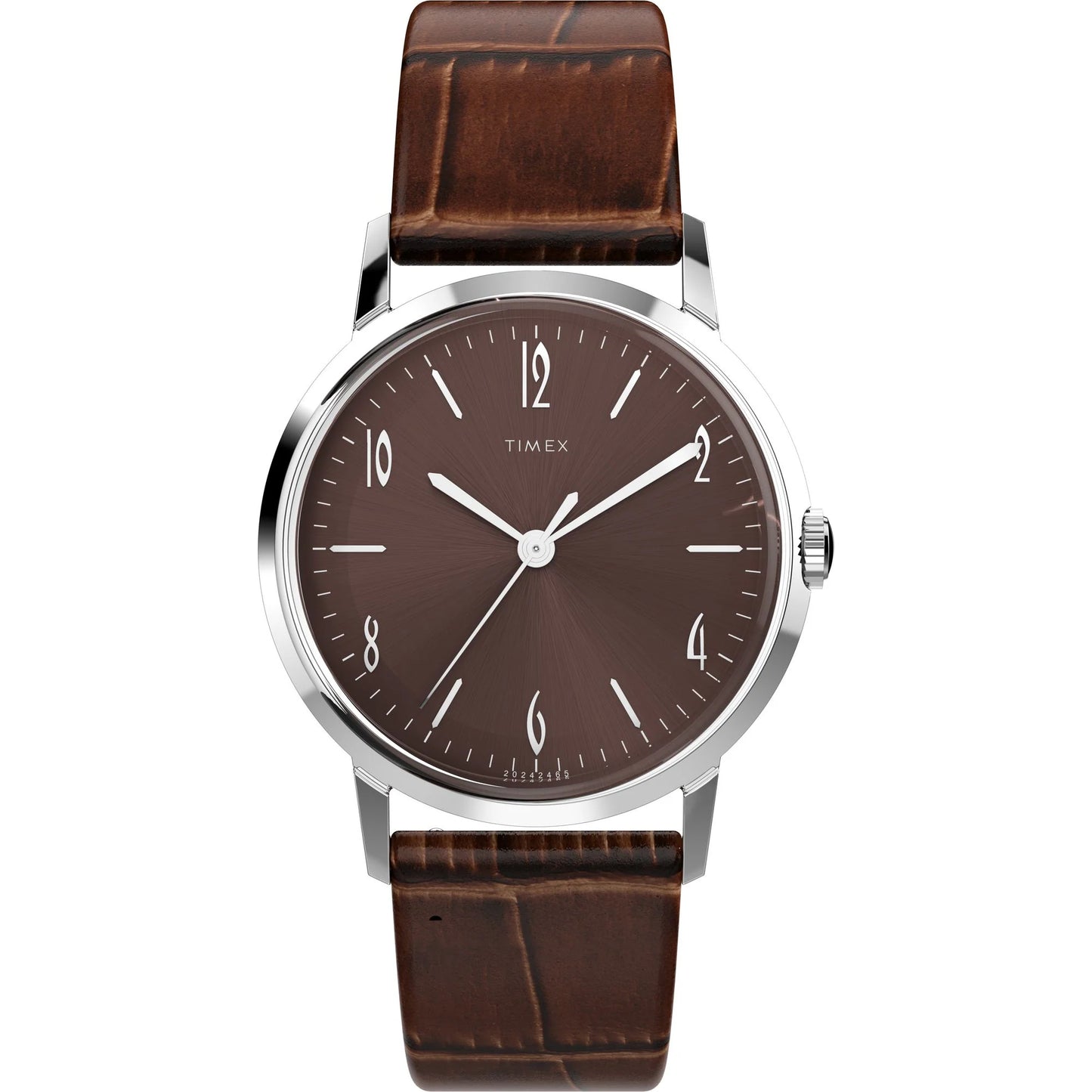 TIMEX Marlin Brown Round Dial Mechanical Automatic Men's Watch - TW2W93300UJ