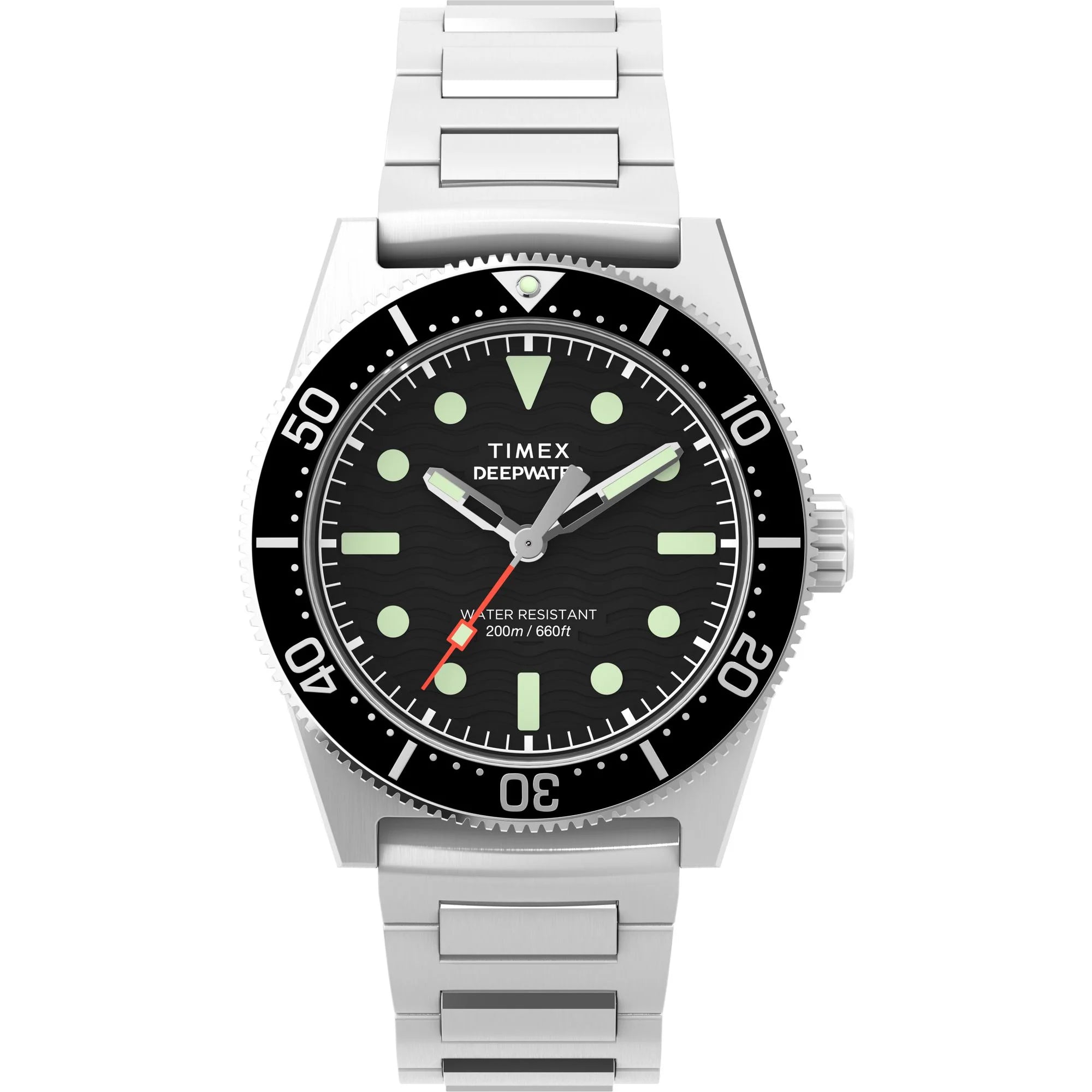 TIMEX Deep Water Men Black Round Dial Analog Watch - TW2W95200UJ - KRISHNA WATCH COMPANY