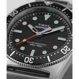 TIMEX Deep Water Men Black Round Dial Analog Watch - TW2W95200UJ - KRISHNA WATCH COMPANY