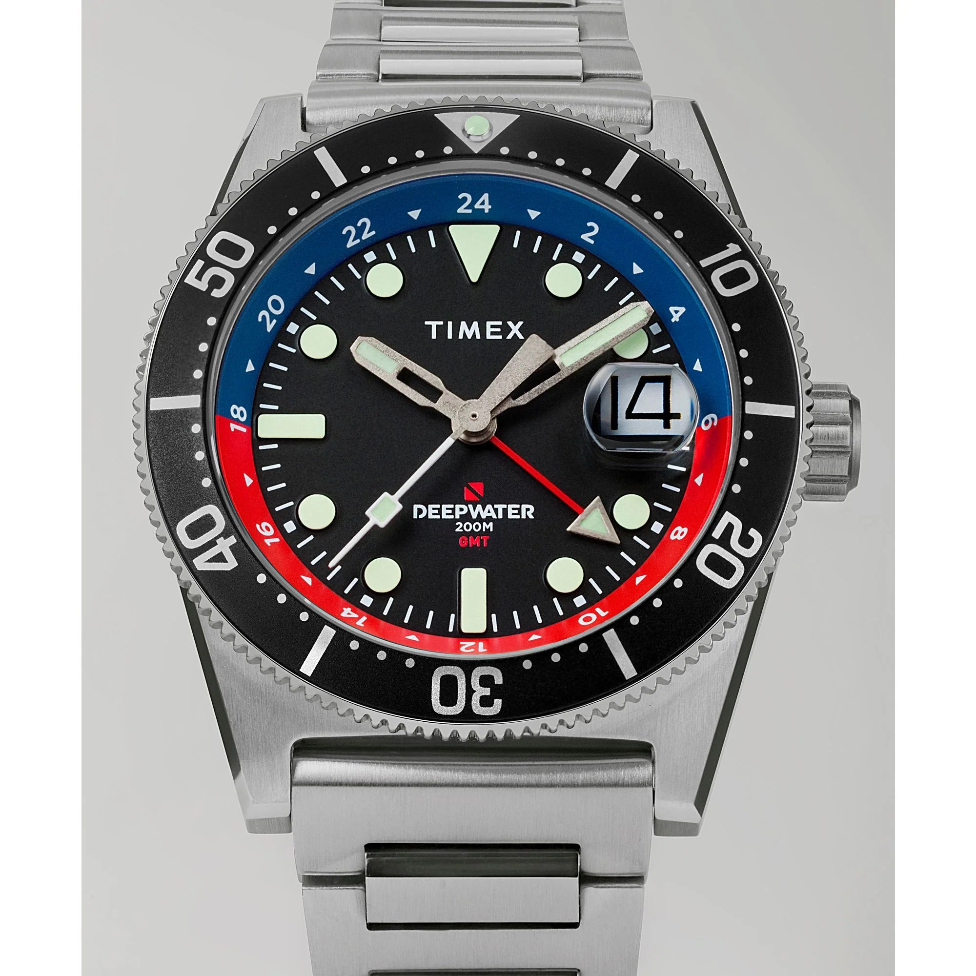 TIMEX Deep Water Men Black Round Dial Analog Watch - TW2W95300UJ - KRISHNA WATCH COMPANY
