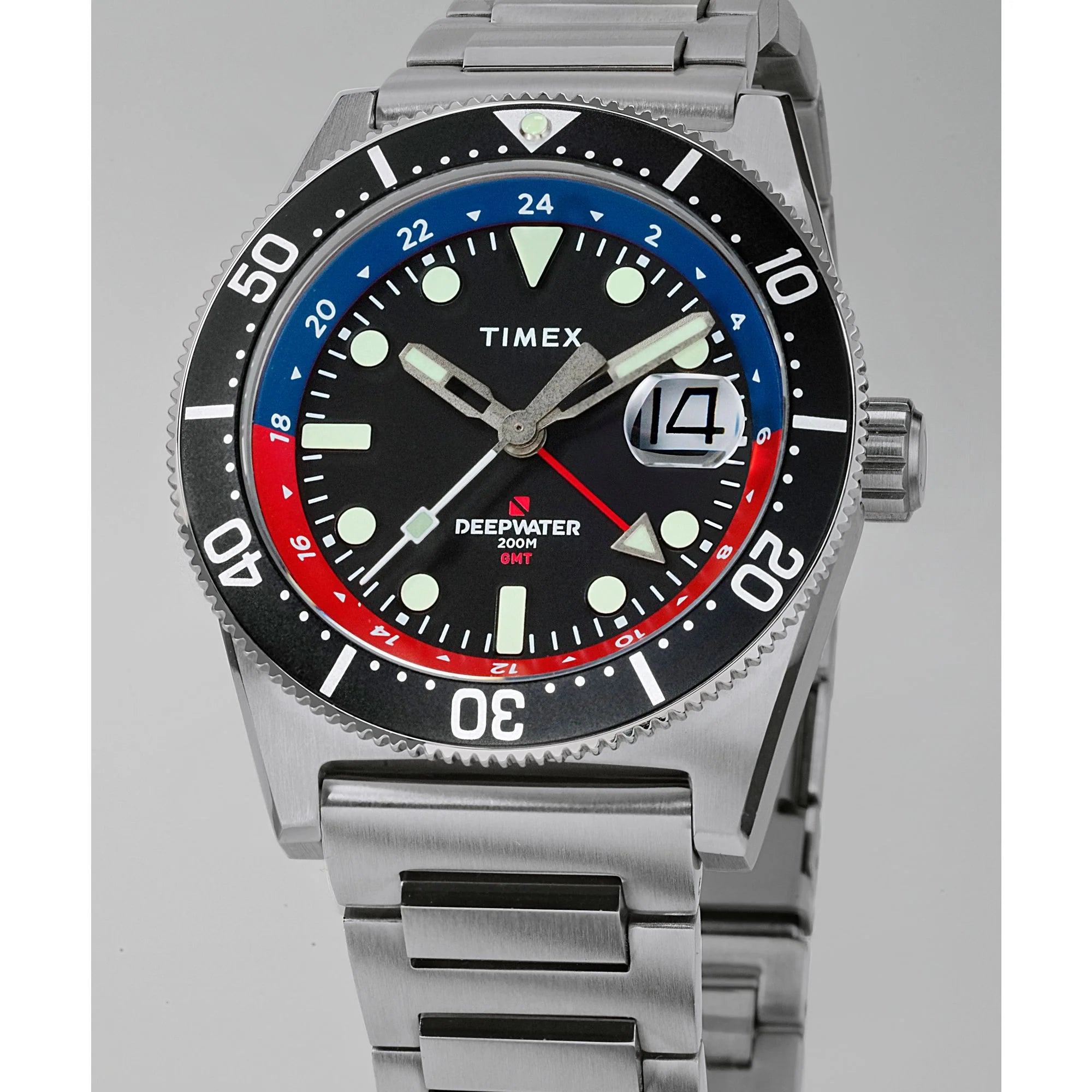 TIMEX Deep Water Men Black Round Dial Analog Watch - TW2W95300UJ - KRISHNA WATCH COMPANY