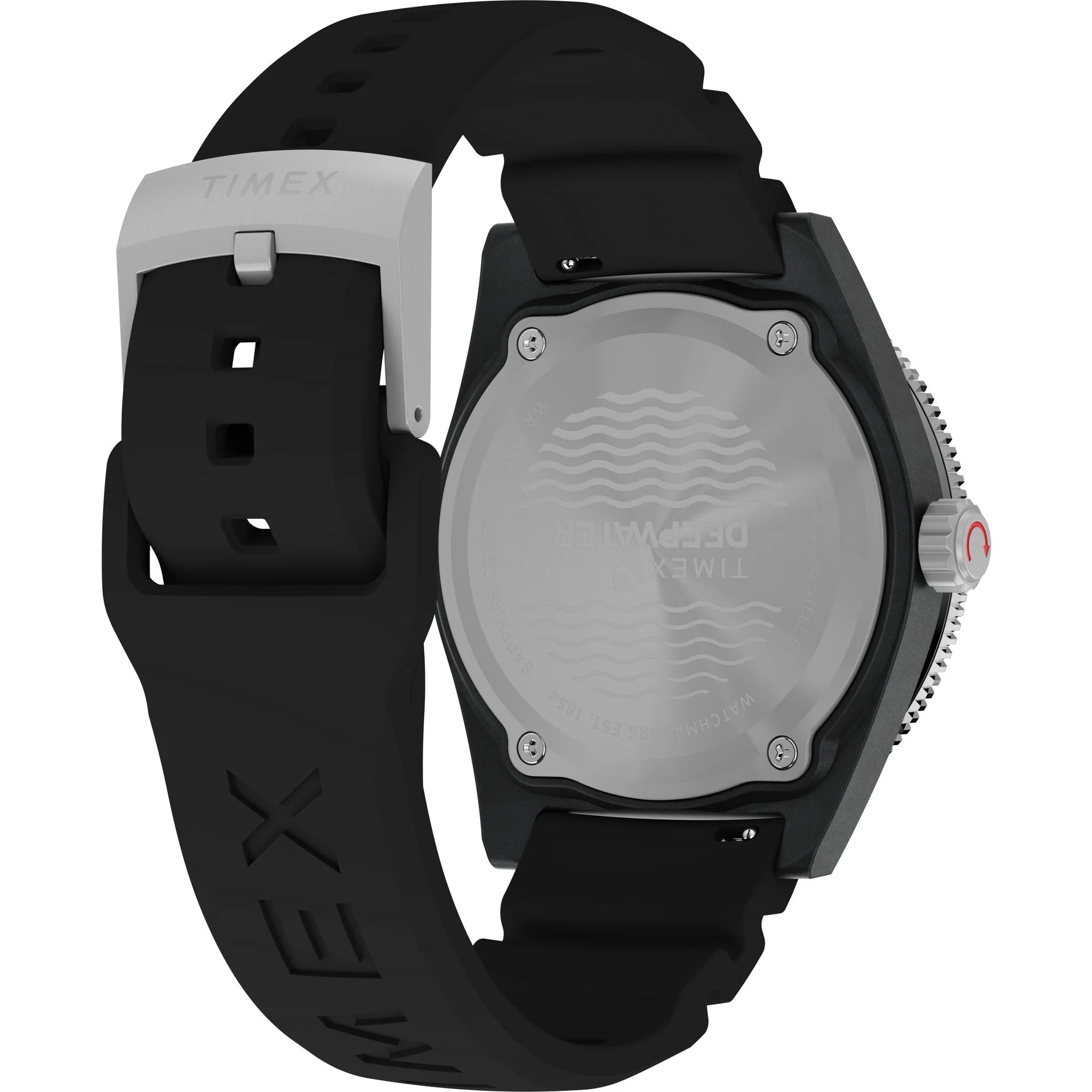 TIMEX Deep Water Black Round Dial Analog Men's Watch - TW2Y02200UJ - KRISHNA WATCH COMPANY