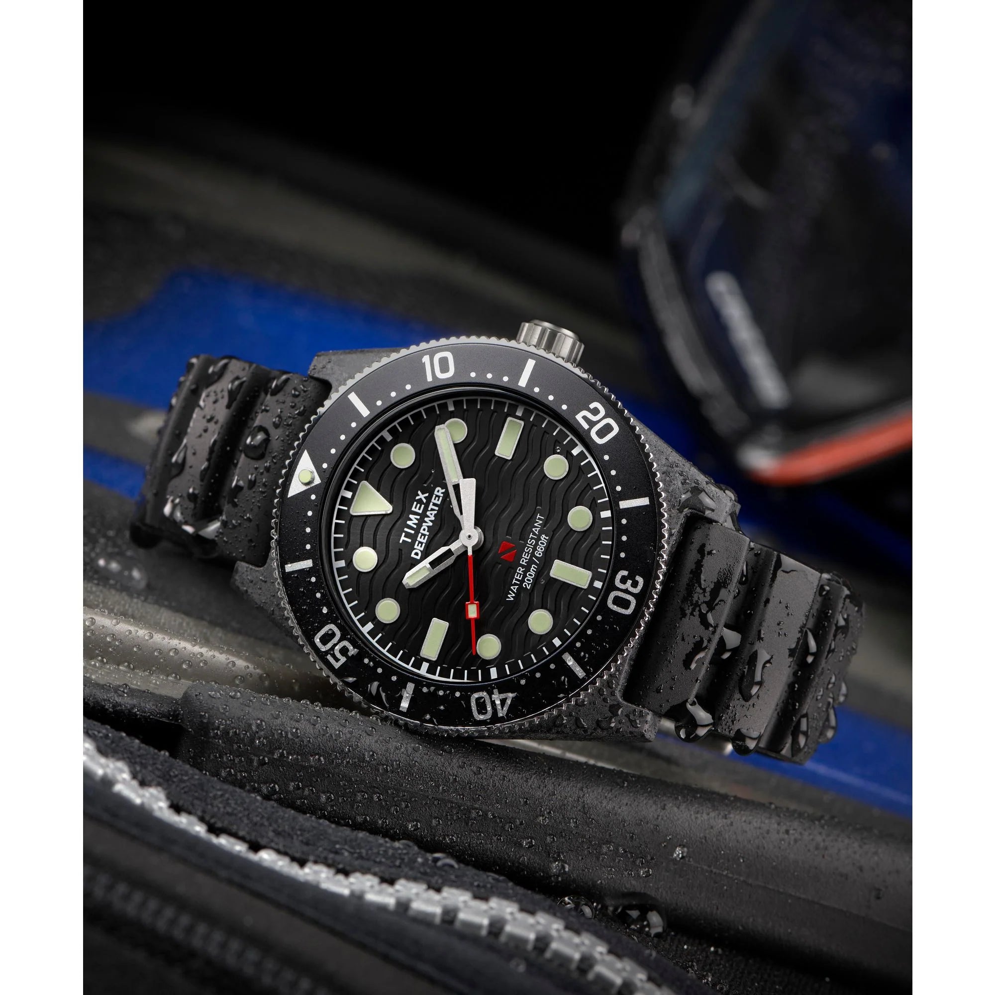 TIMEX Deep Water Black Round Dial Analog Men's Watch - TW2Y02200UJ - KRISHNA WATCH COMPANY