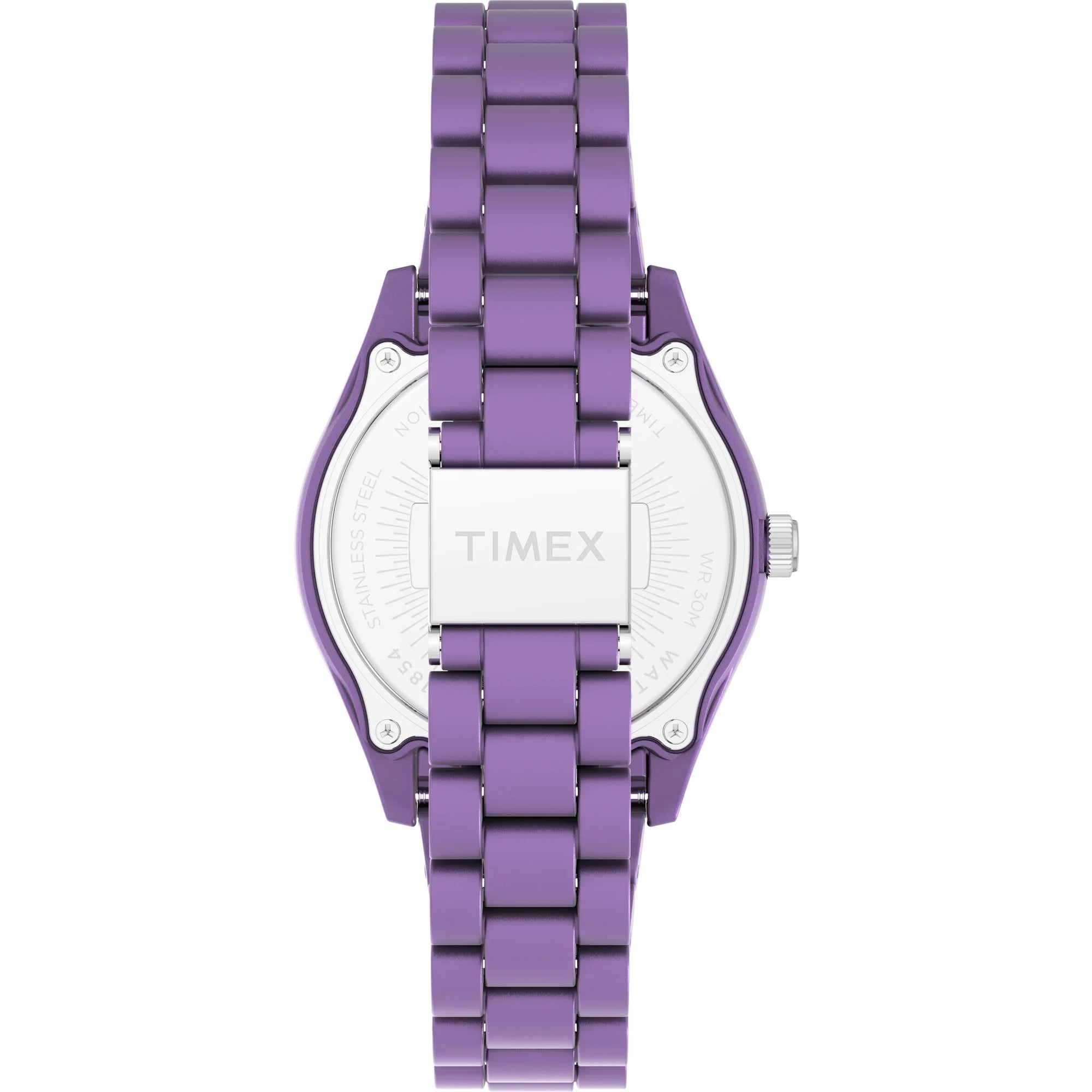 TIMEX Trend Purple Round Dial Analog Women's Watch - TW2Y04800UJ - KRISHNA WATCH COMPANY