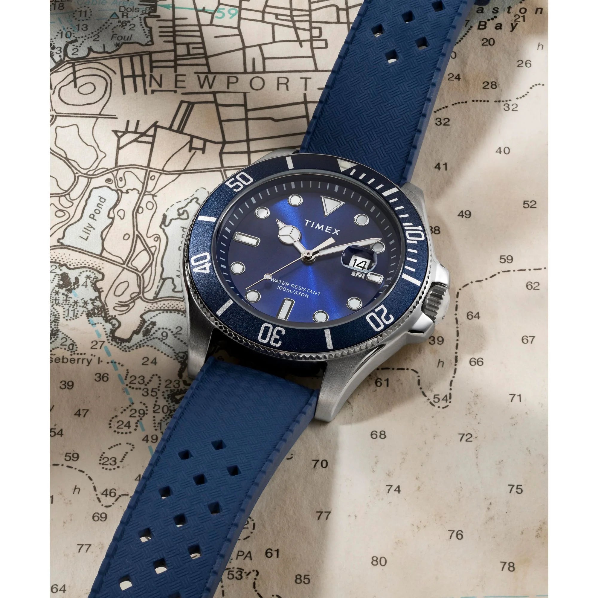 TIMEX Trend Blue Round Dial Analog Men's Watch - TW2Y05000UJ - KRISHNA WATCH COMPANY