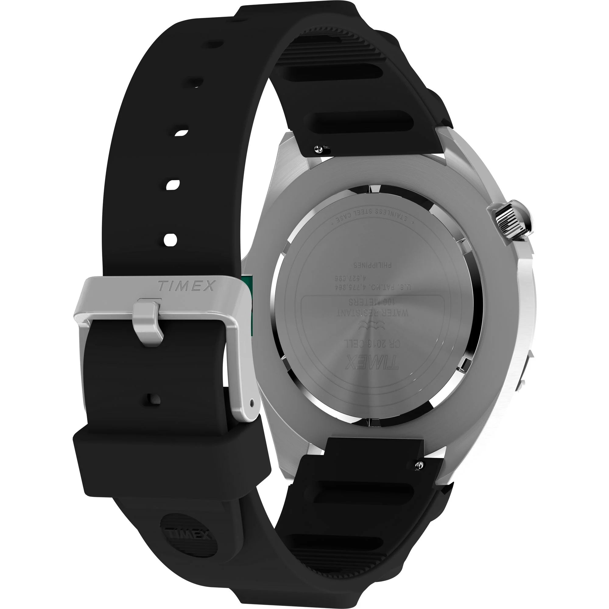 Timex 1995 Intrepid Reissue 46mm Synthetic Rubber Strap Watch - TW2Y05800UJ - KRISHNA WATCH COMPANY