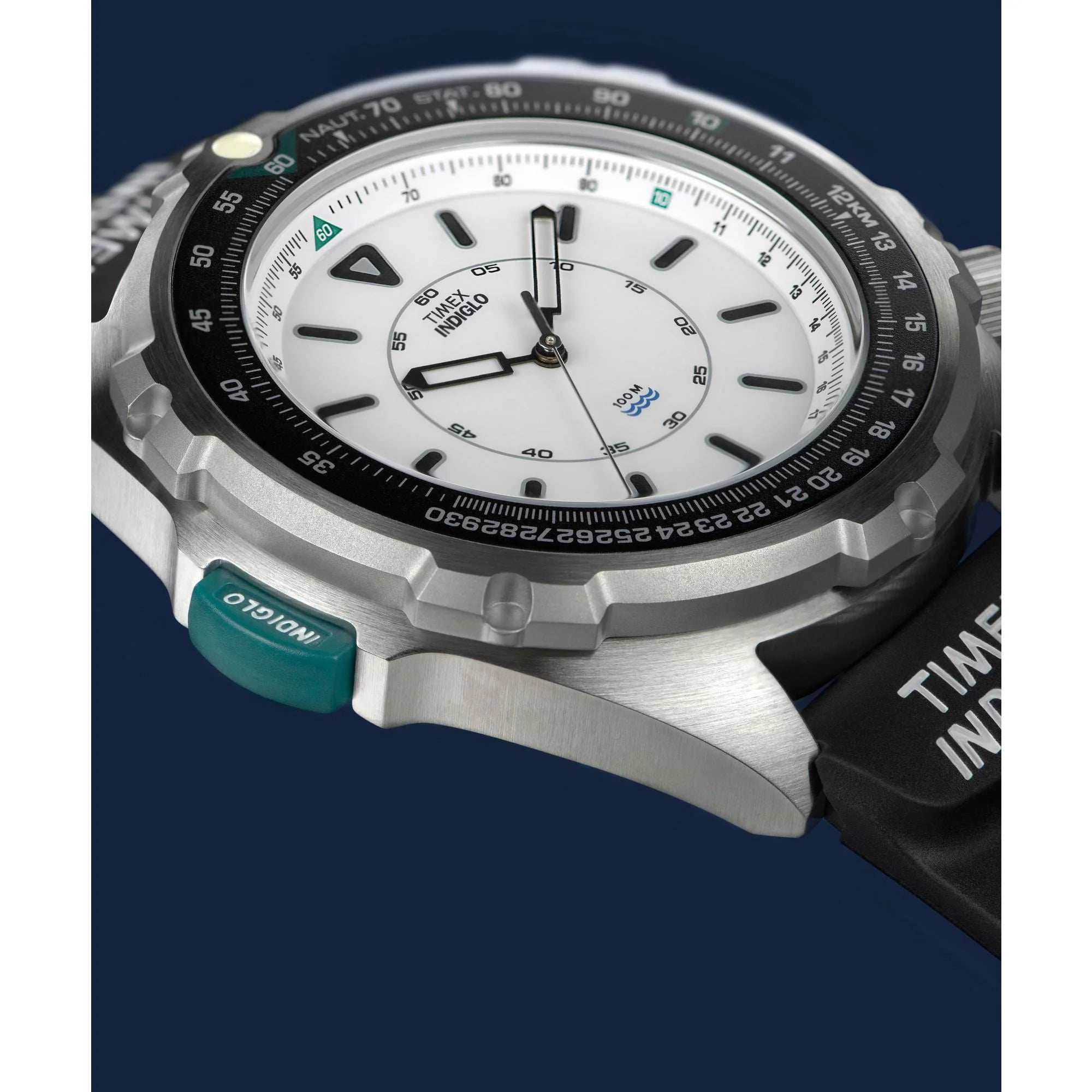 Timex 1995 Intrepid Reissue 46mm Synthetic Rubber Strap Watch - TW2Y05800UJ - KRISHNA WATCH COMPANY