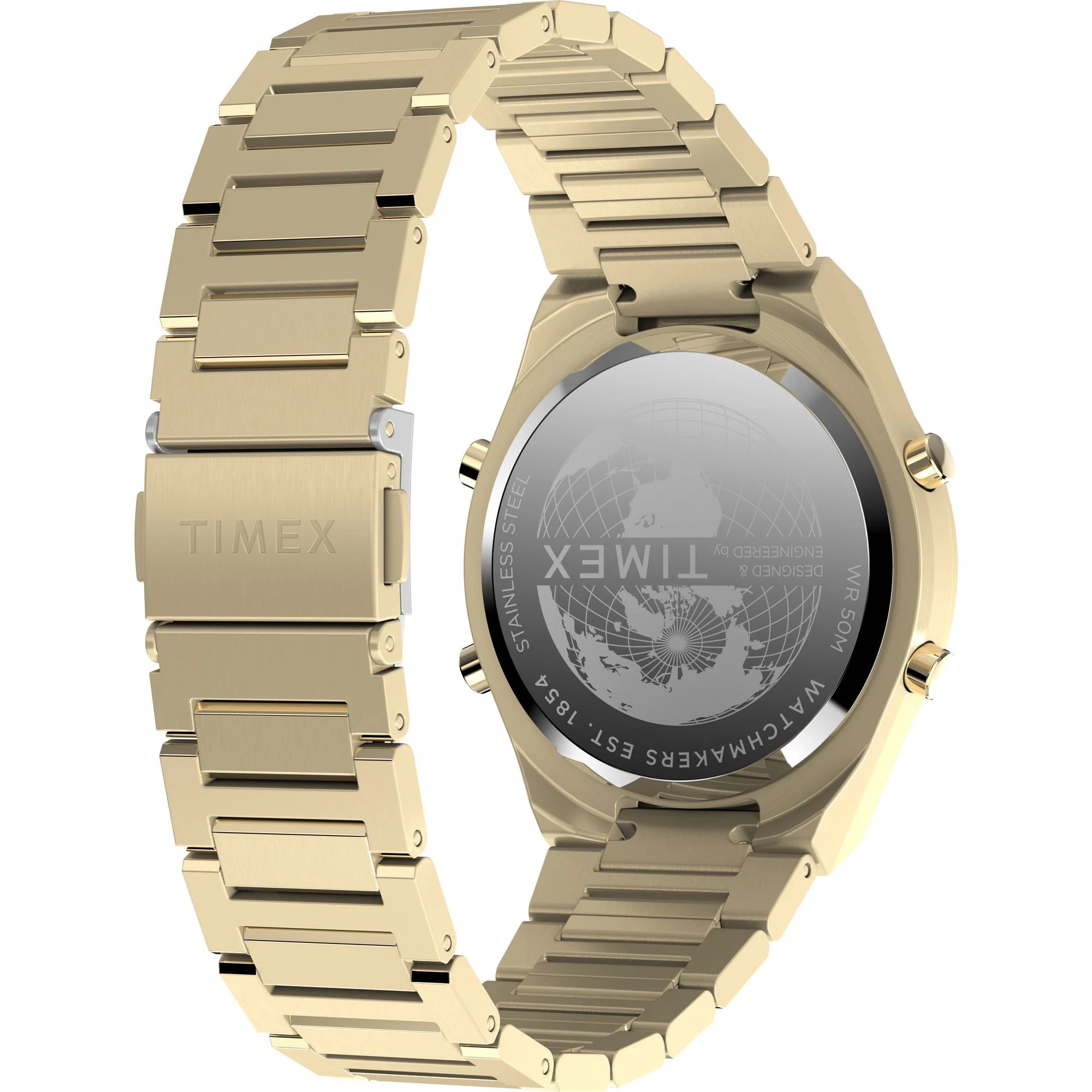 Q Timex Grey Round Dial Digital Men's Watch - TW2Y09700UJ - KRISHNA WATCH COMPANY