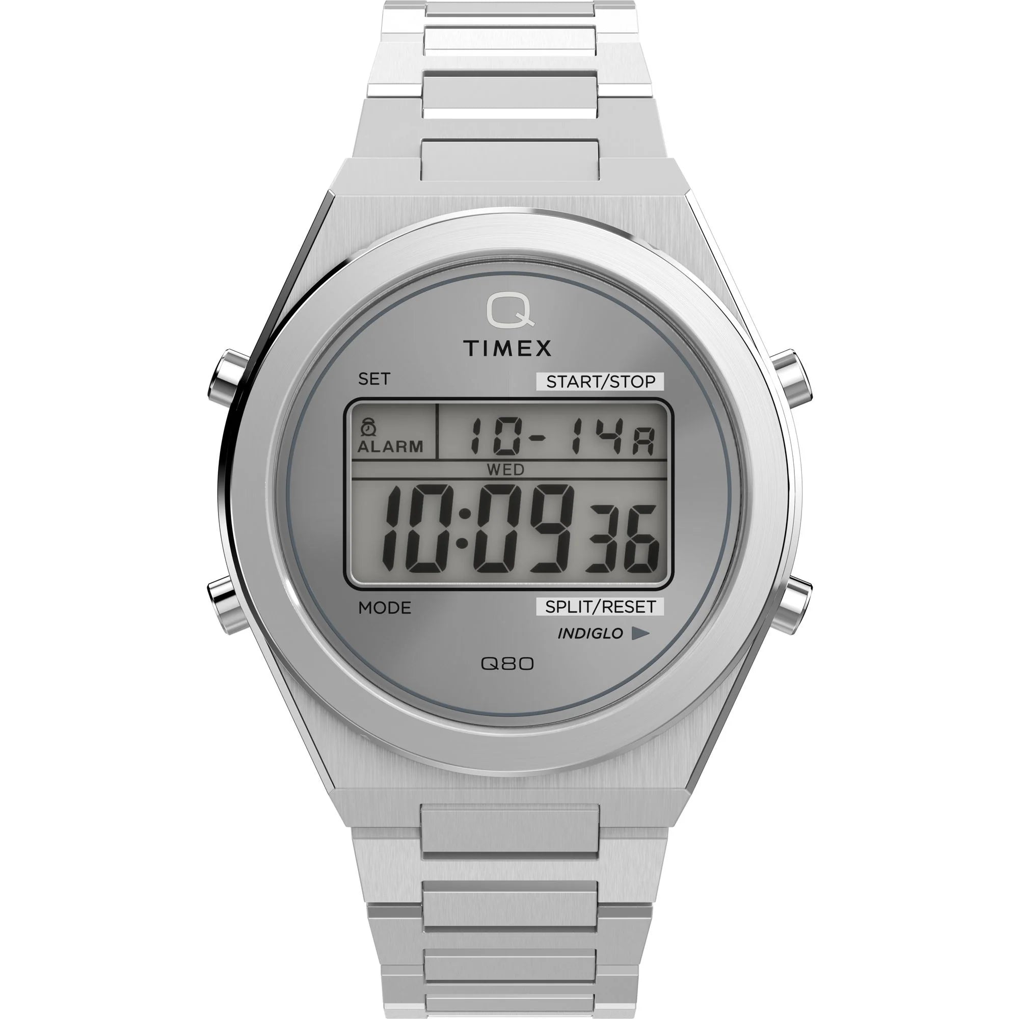Timex Q Grey Round Dial Digital Men's Watch - TW2Y09800UJ - KRISHNA WATCH COMPANY