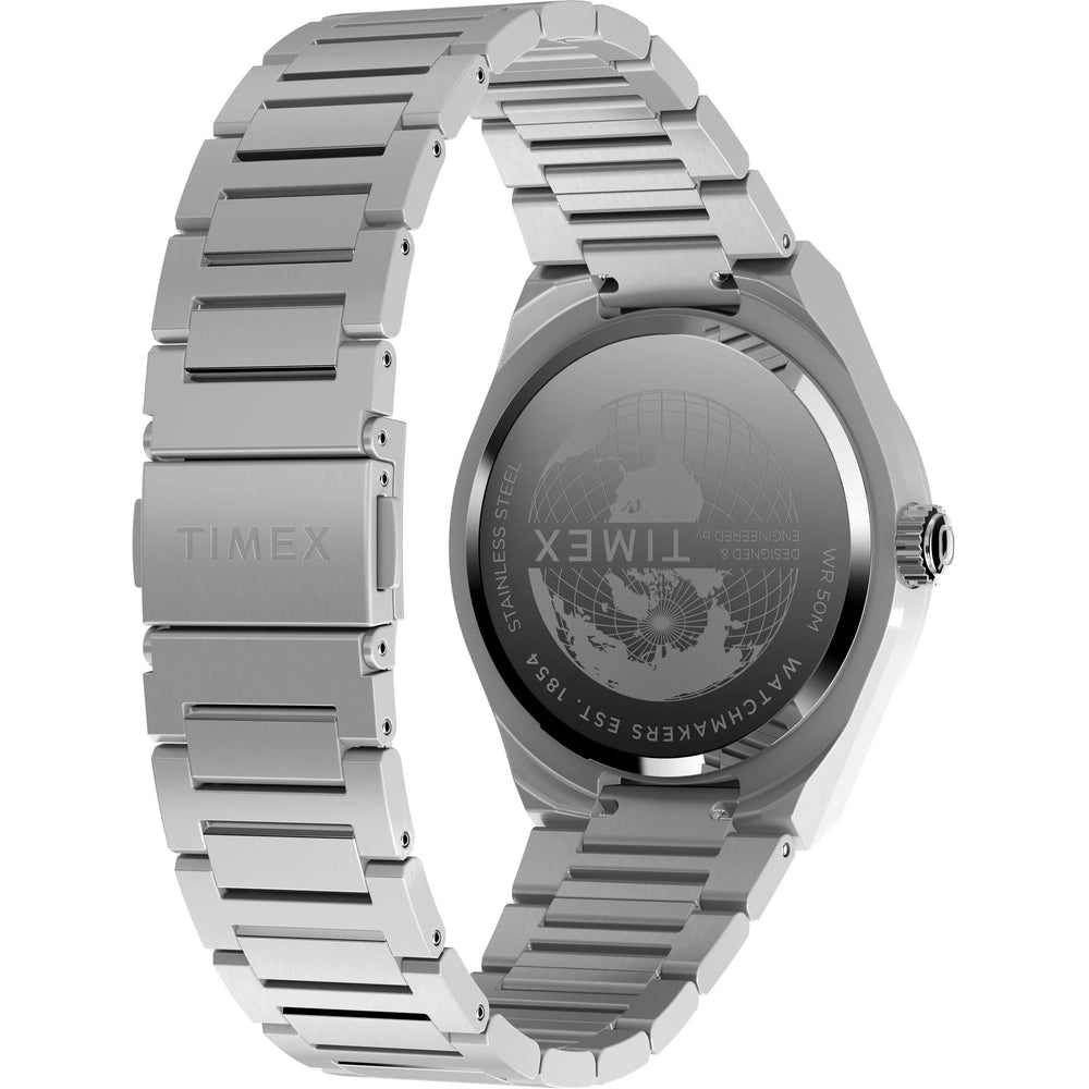 Timex Q Black Round Dial Analog Men's Watch - TW2Y12100UJ - KRISHNA WATCH COMPANY