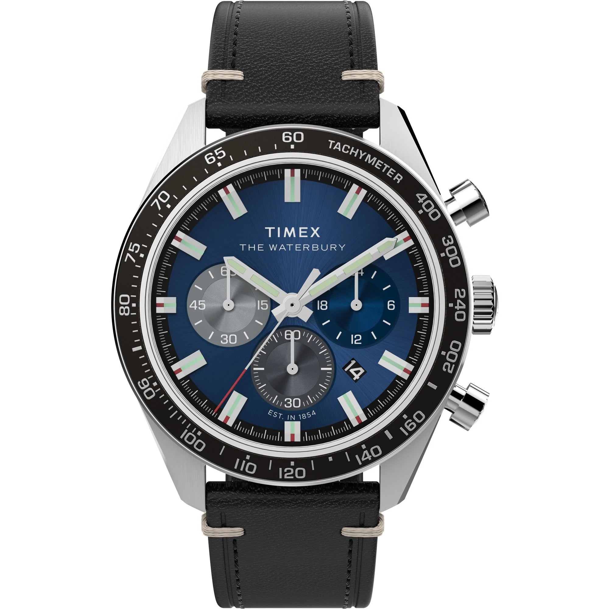 TIMEX Waterbury Blue Round Dial Analog Men's Watch - TW2Y18600 - KRISHNA WATCH COMPANY